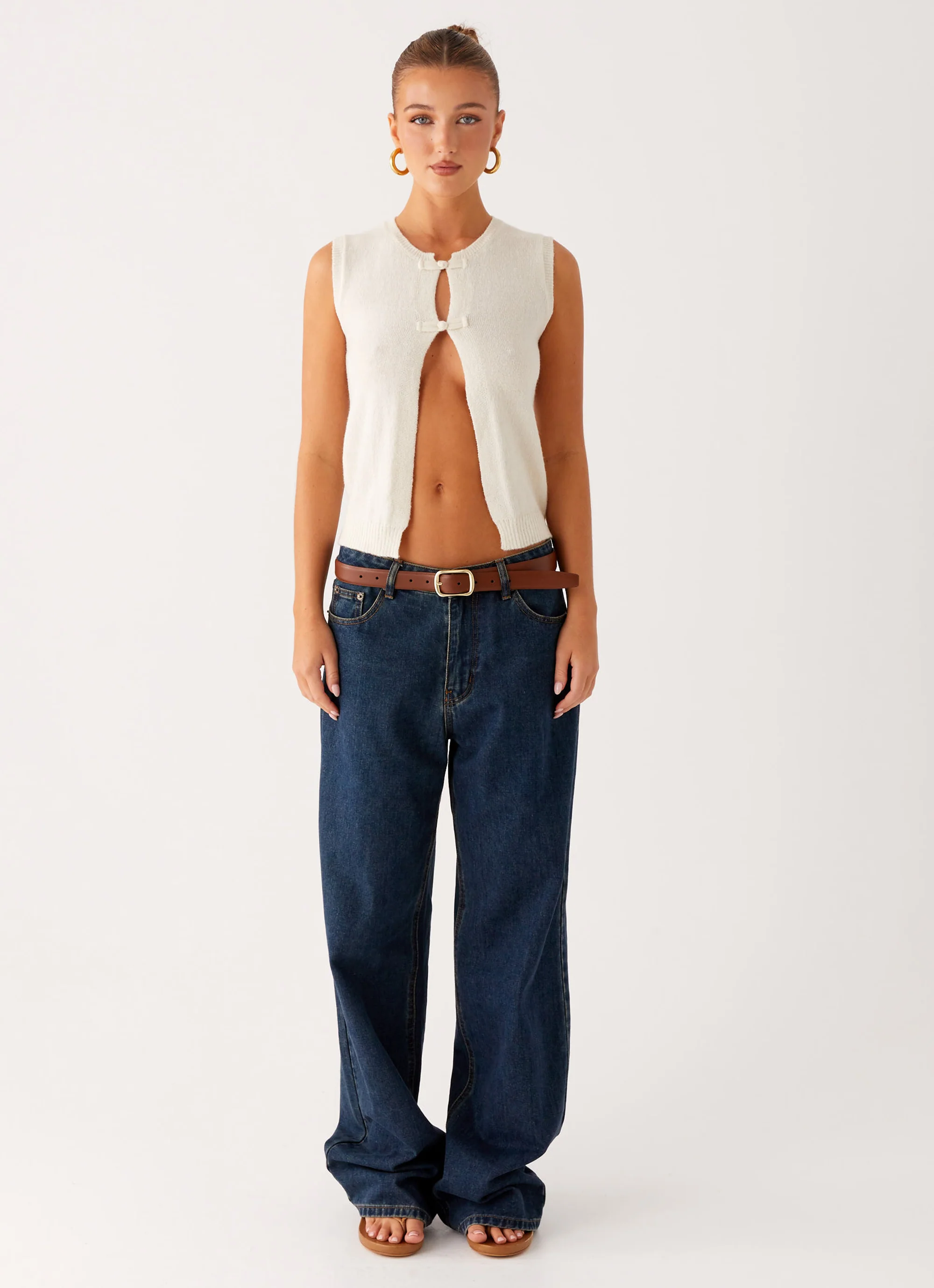 Maali Knit Top - White - Image 2
