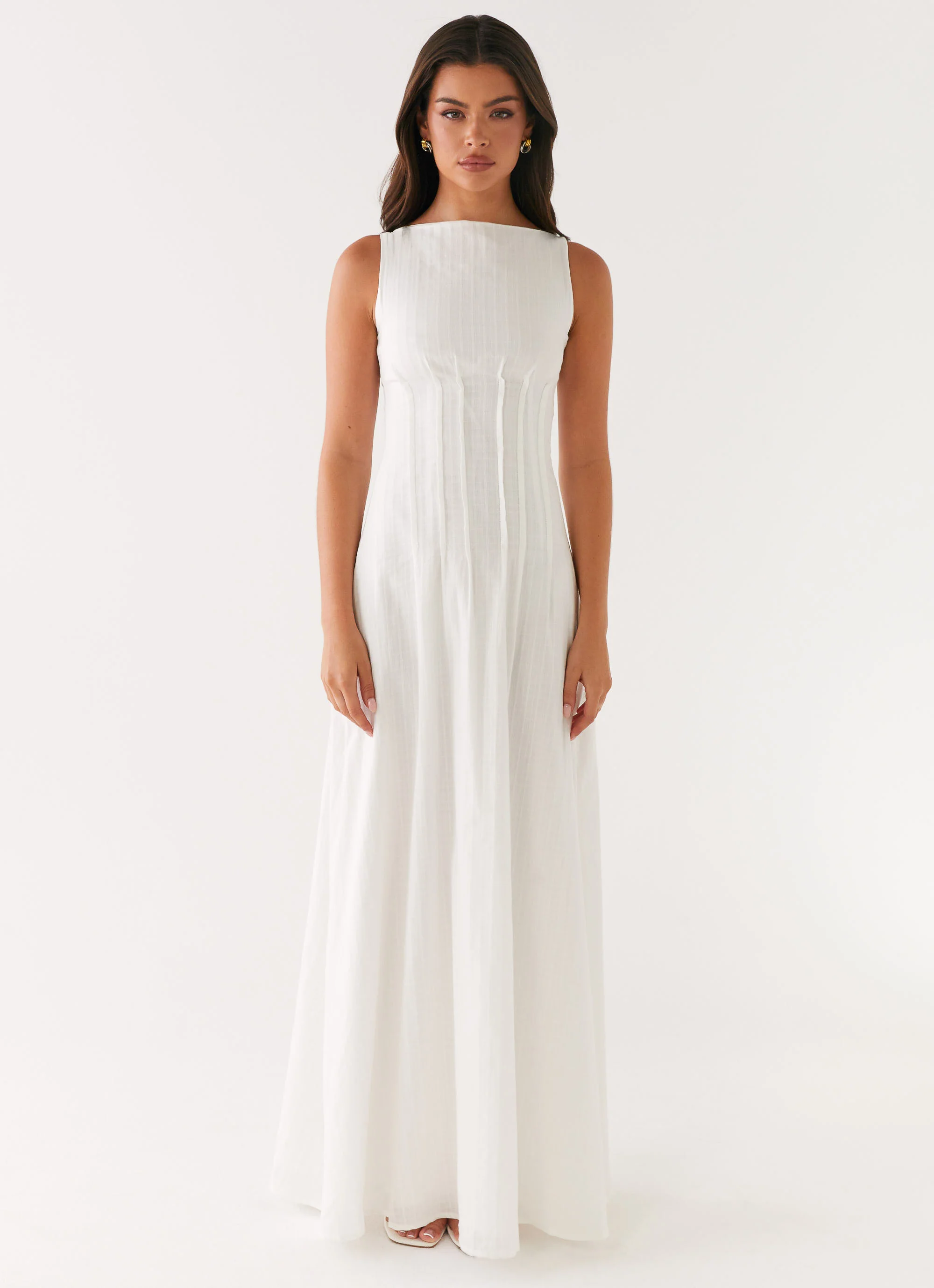 Maloney Maxi Dress - White - Image 2