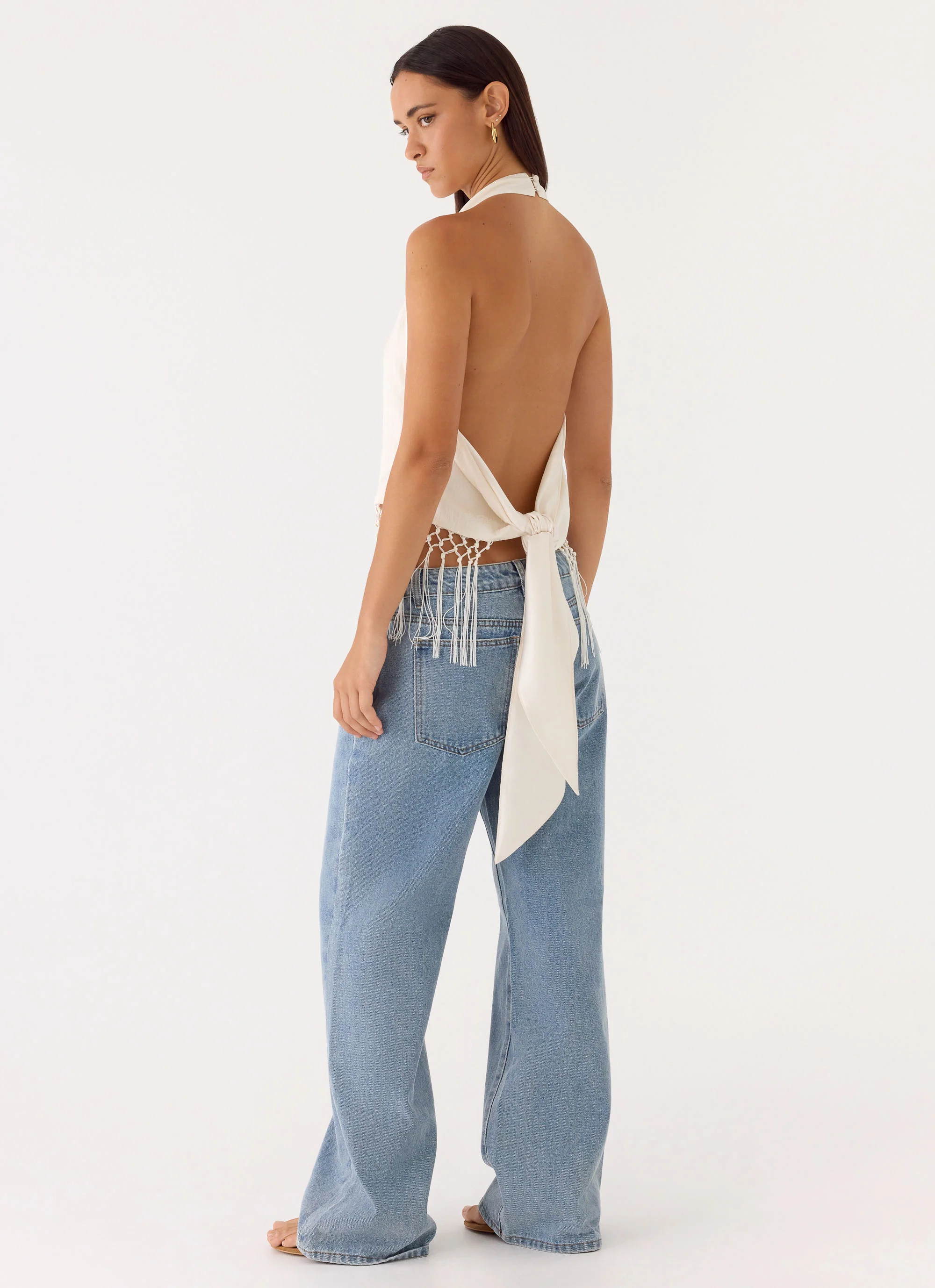 Mania Tassel Top - Ivory - Image 6