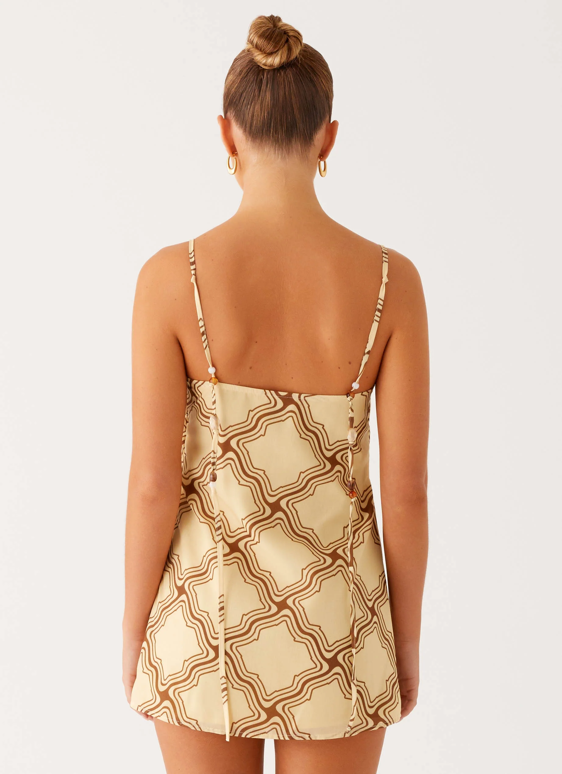 Mantra Mini Dress - Tidal Wave Print - Image 4