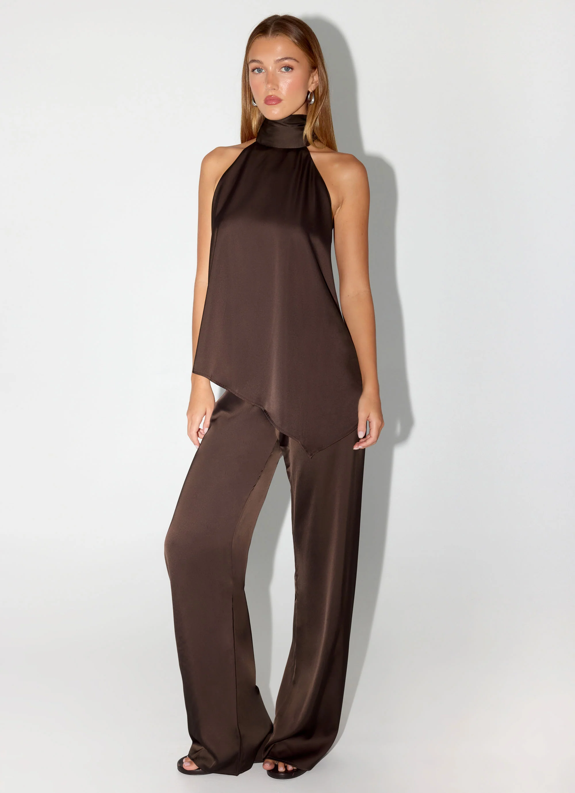 Marah Halter Top - Chocolate - Image 4
