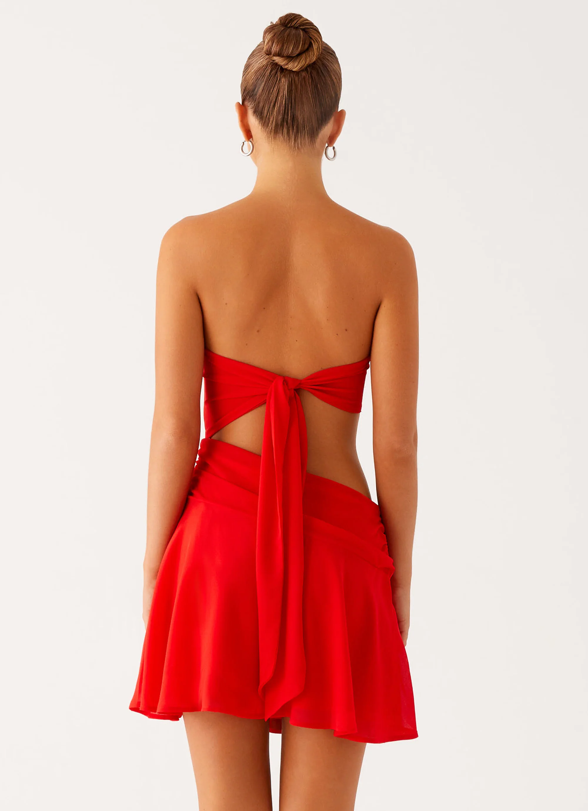 Marbella Mini Dress - Red - Image 5
