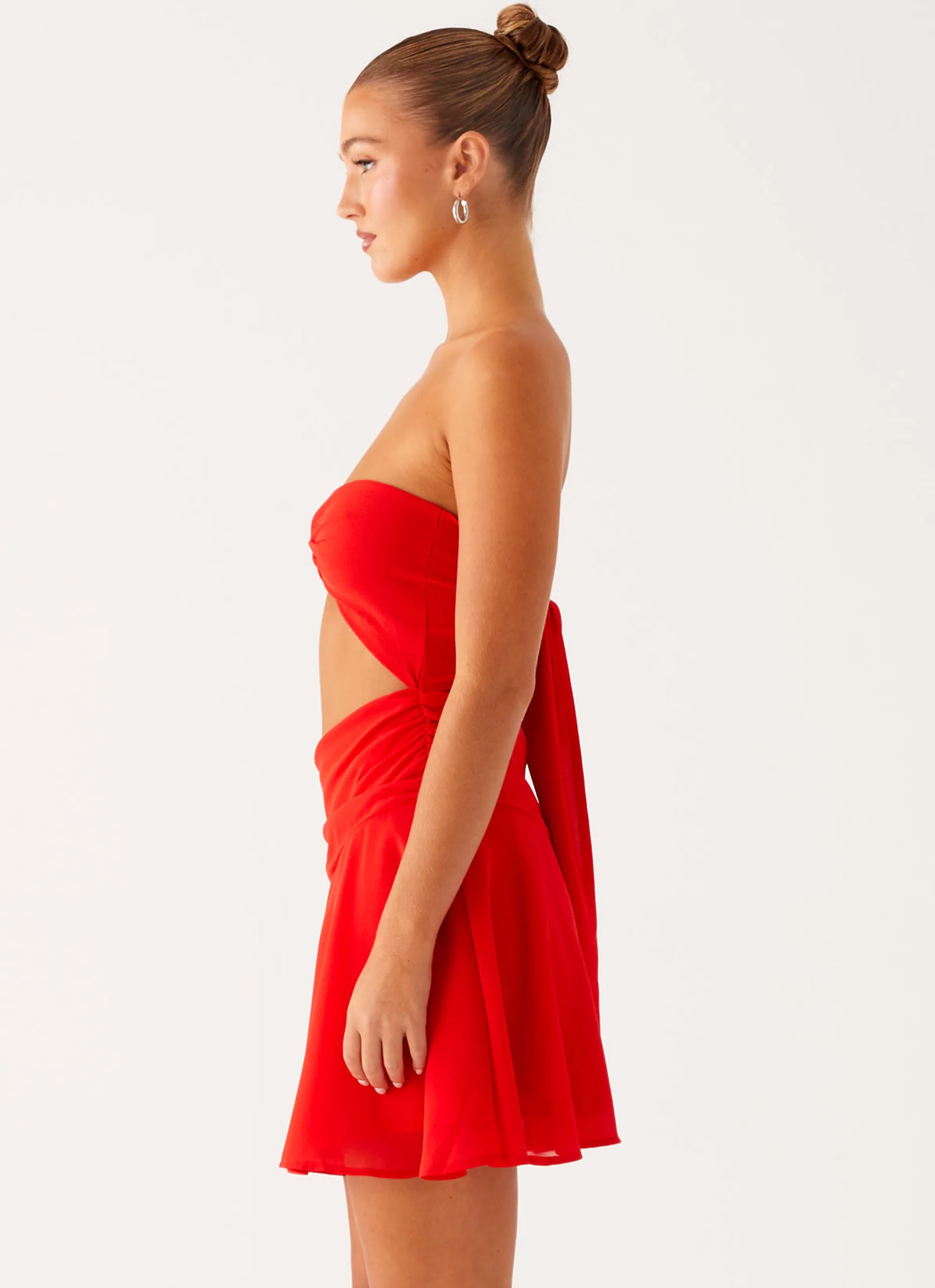 Marbella Mini Dress - Red - Image 6