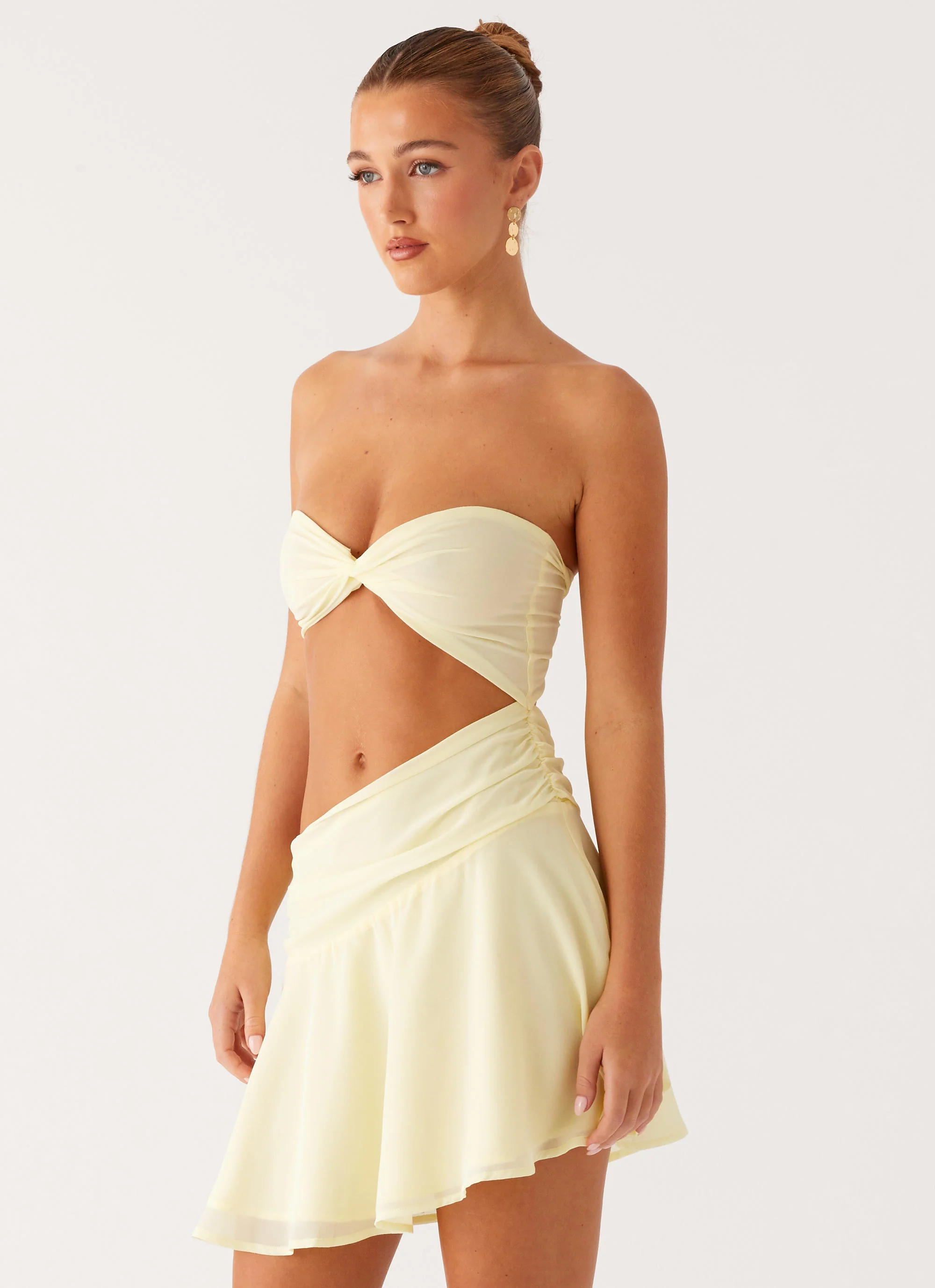 Marbella Mini Dress - Yellow - Image 5