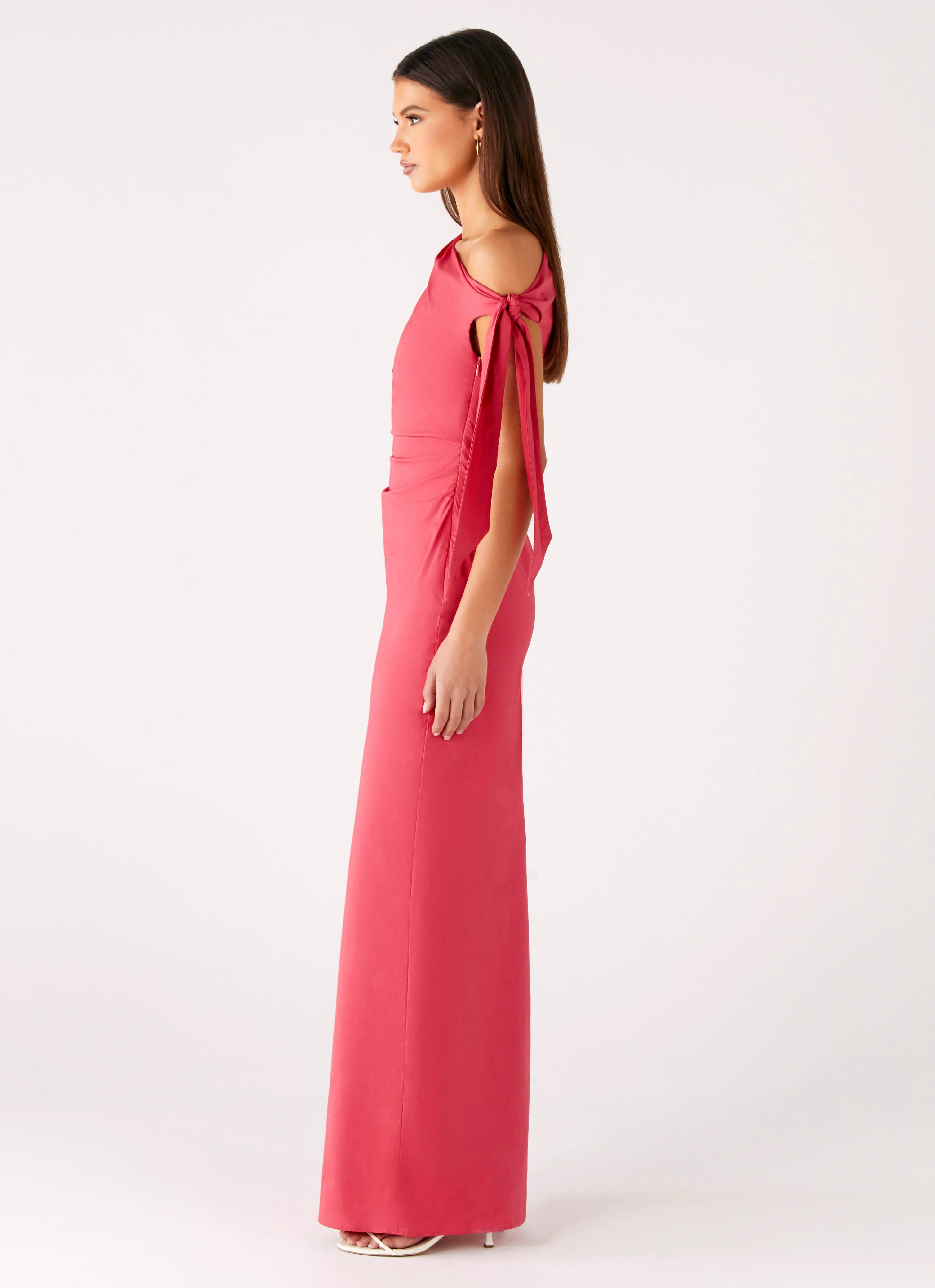 Marella Maxi Dress - Coral - Image 3