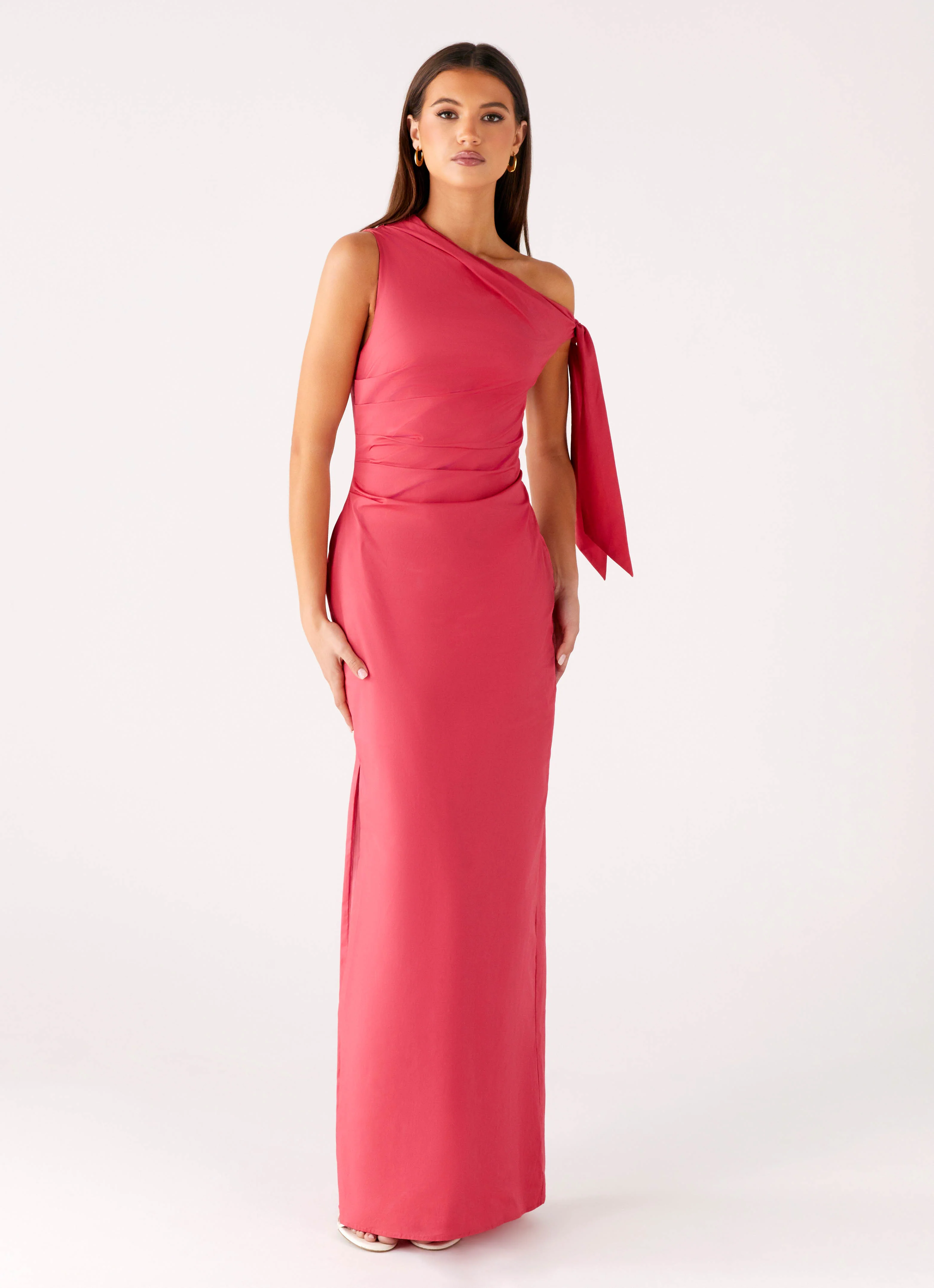 Marella Maxi Dress - Coral - Image 6