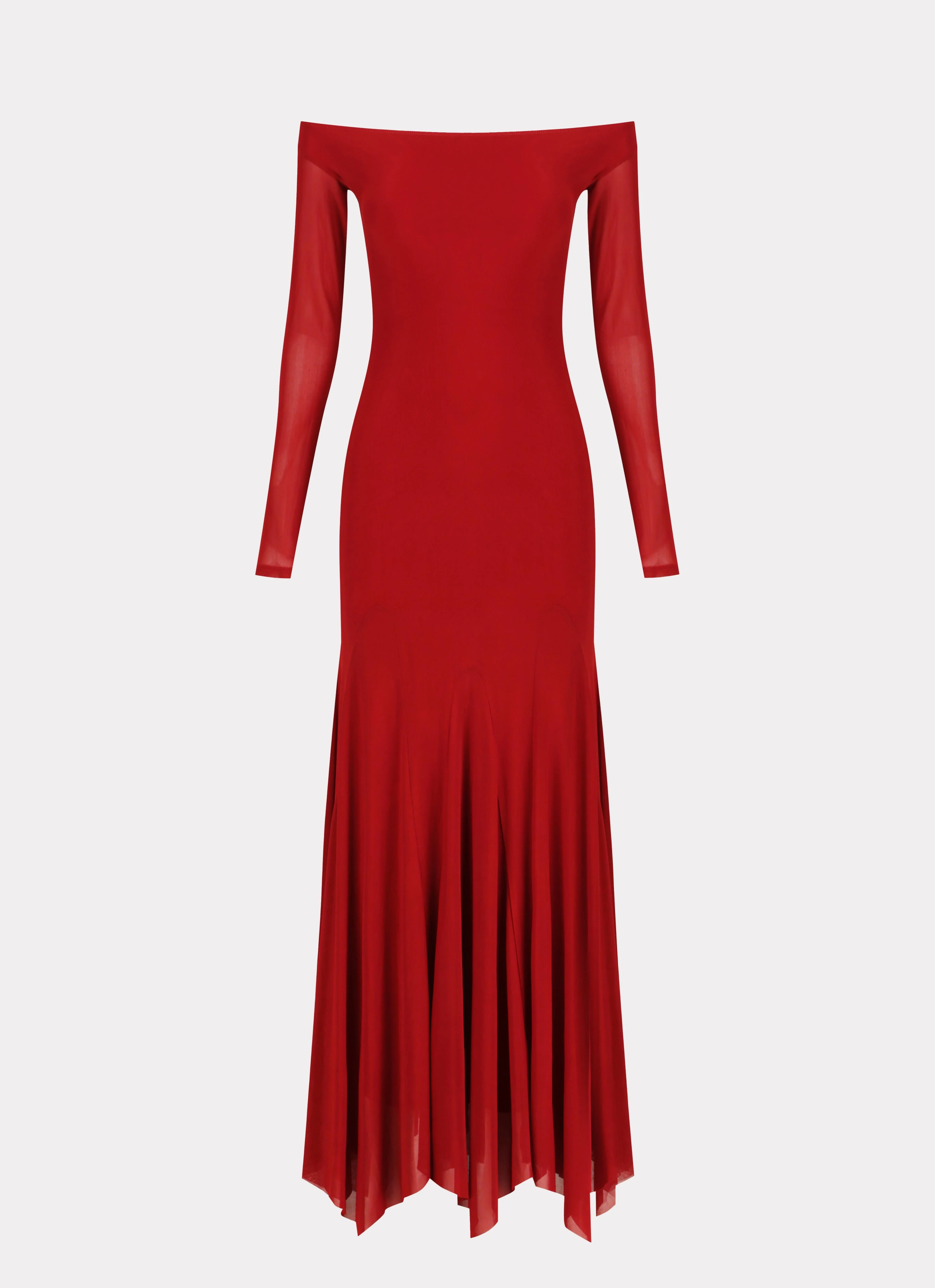 Maribel Maxi Dress - Red - Image 6