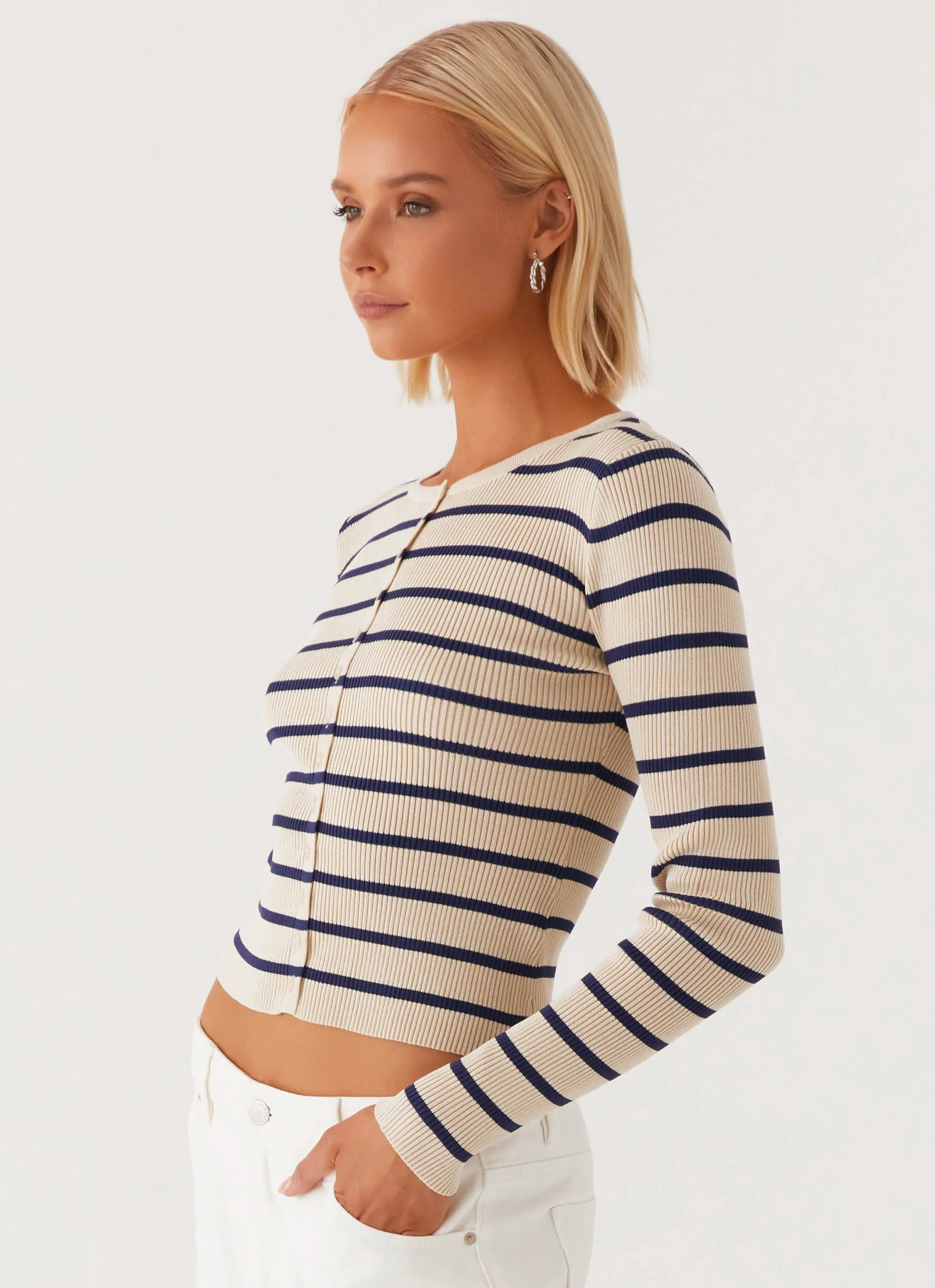 Marlie Knit Top - Multi Stripe - Image 3