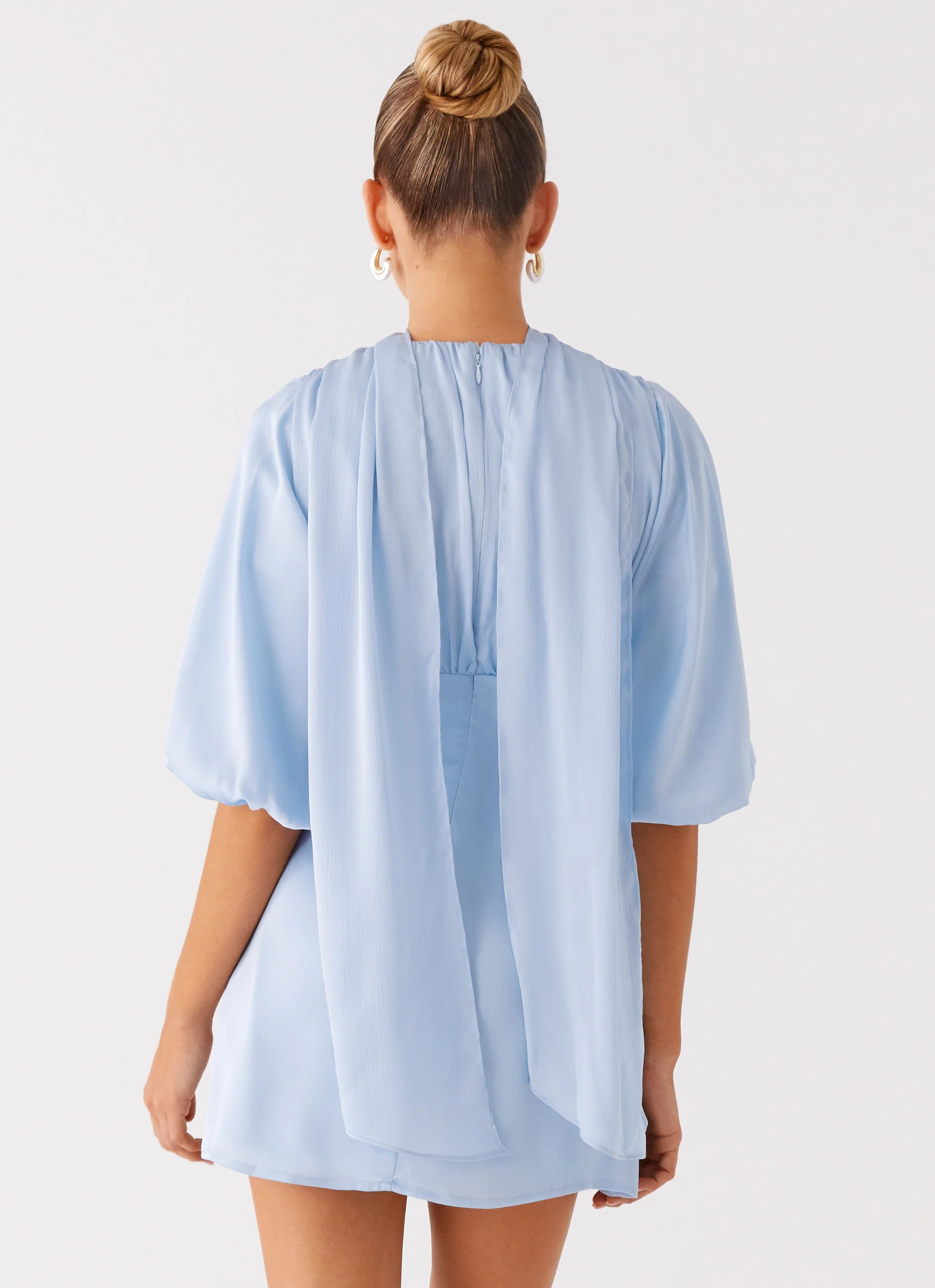 Mary Mini Dress - Blue - Image 3