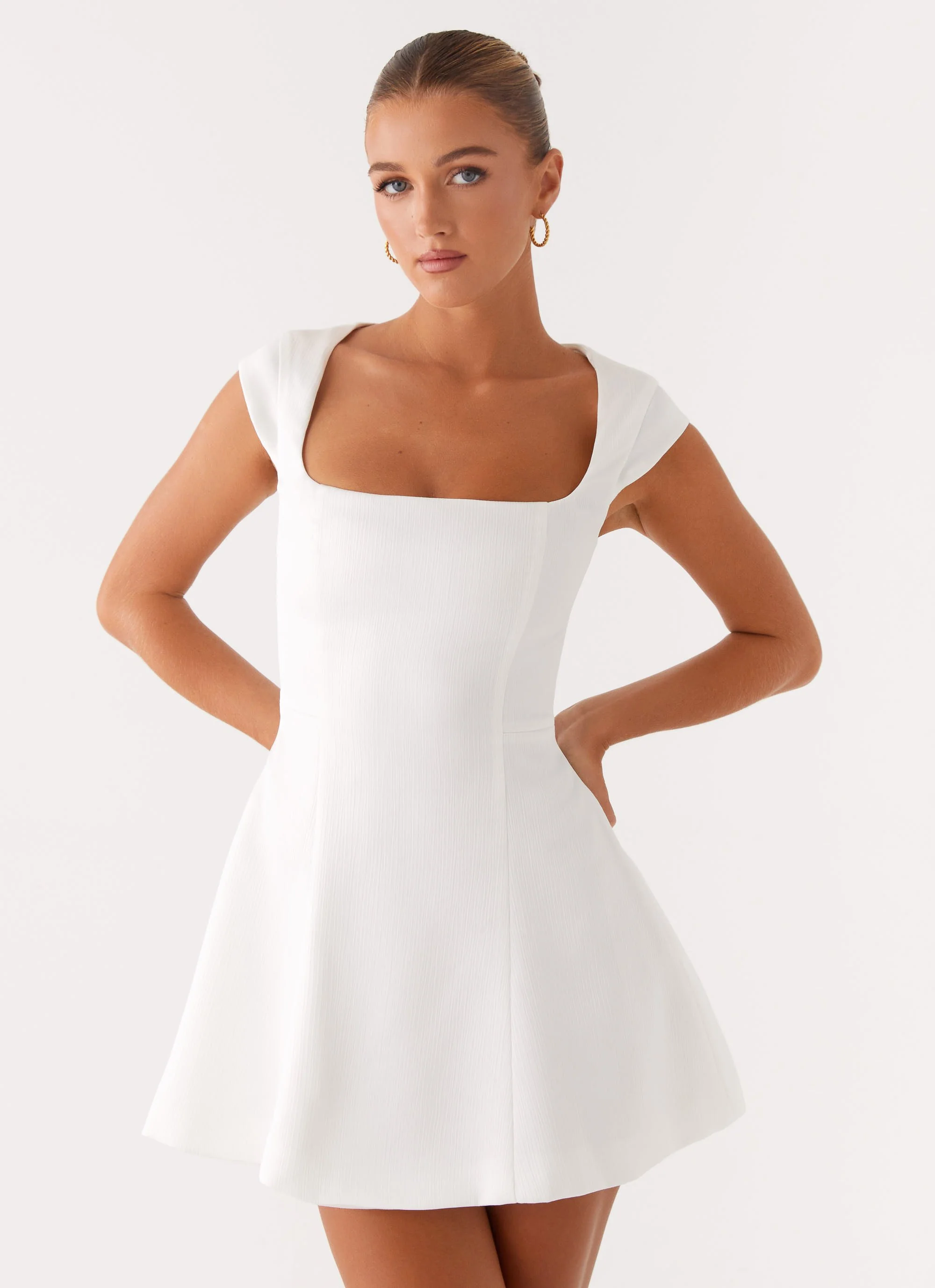 Maryjane Mini Dress - White