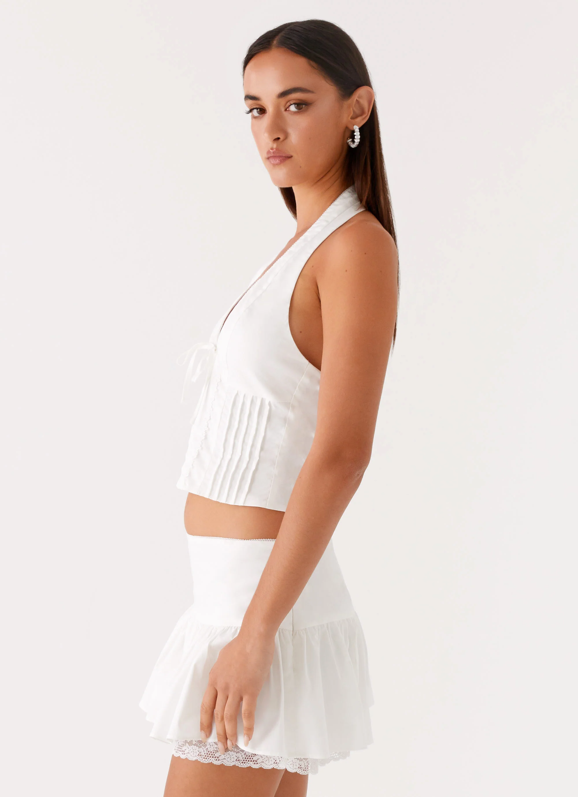 Mavis Halter Top - White - Image 3