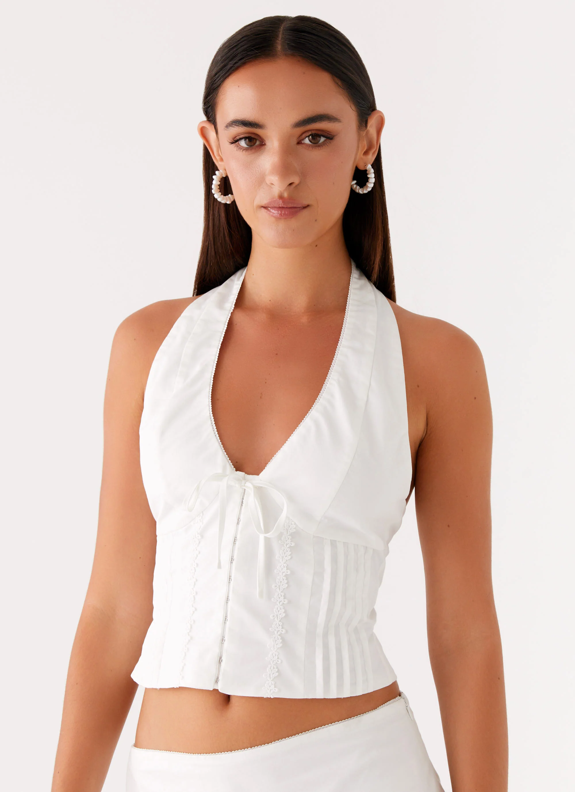 Mavis Halter Top - White - Image 5