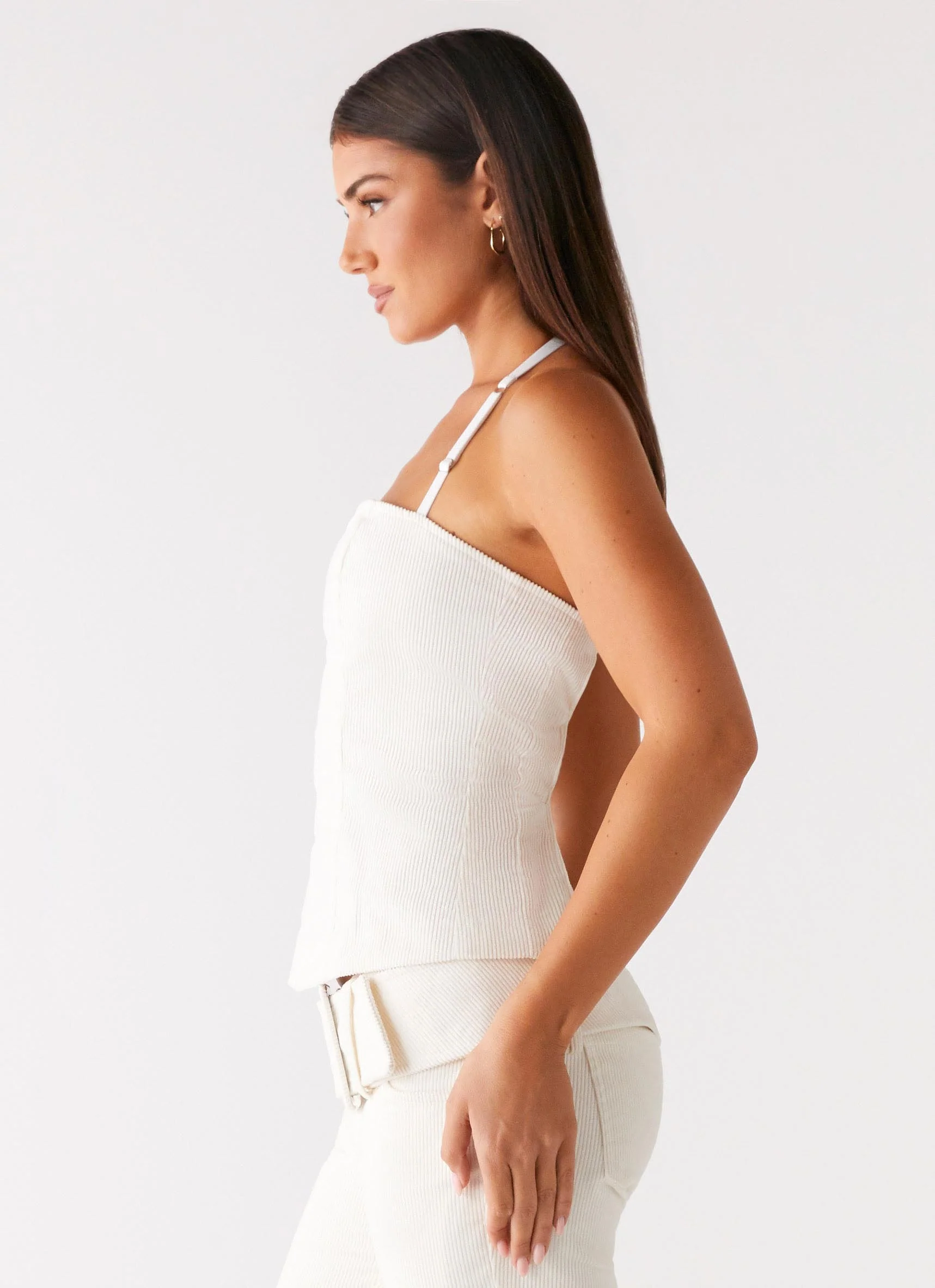 Maya Backless Top - Pearl - Image 3
