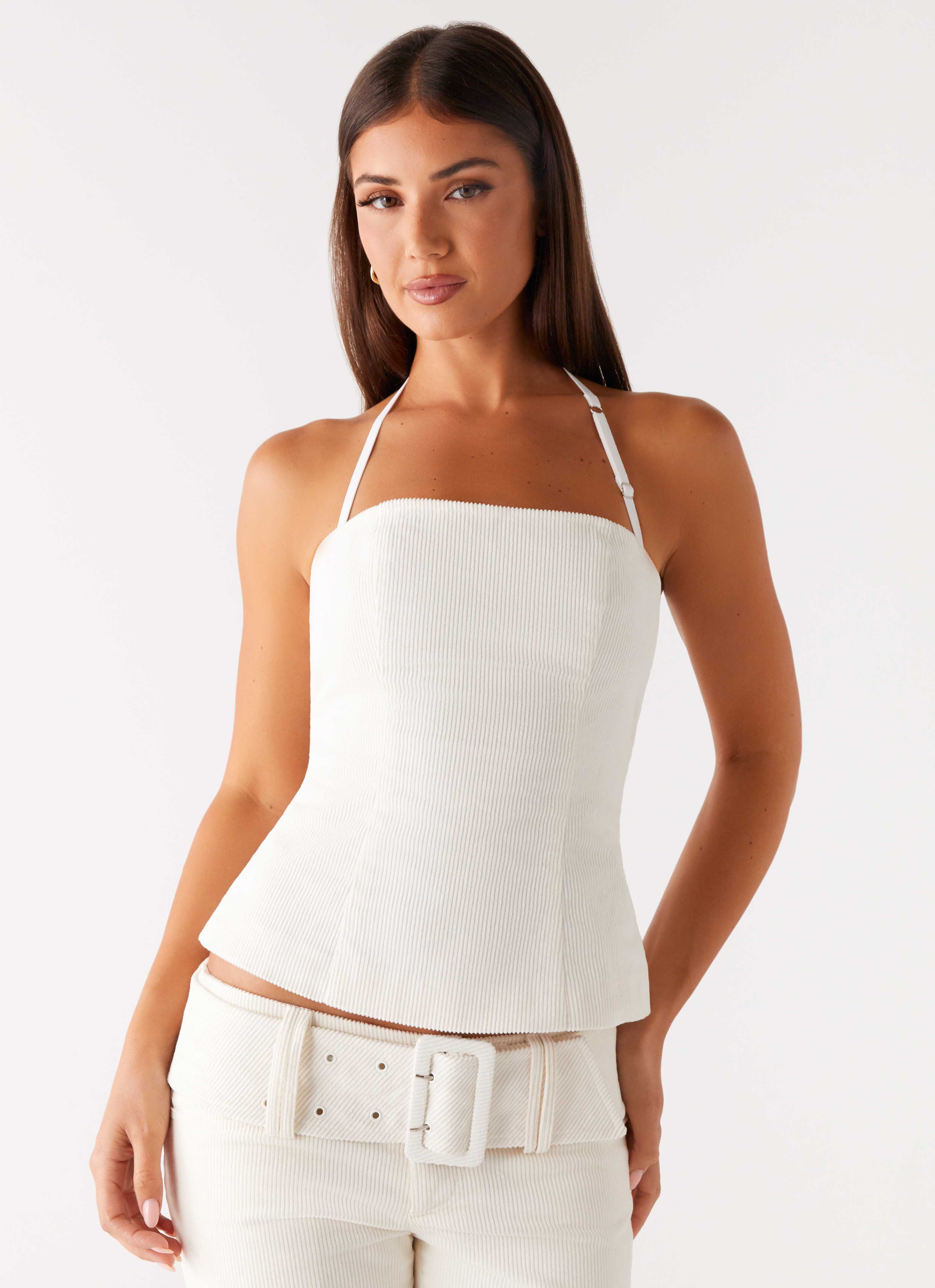 Maya Backless Top - Pearl - Image 5