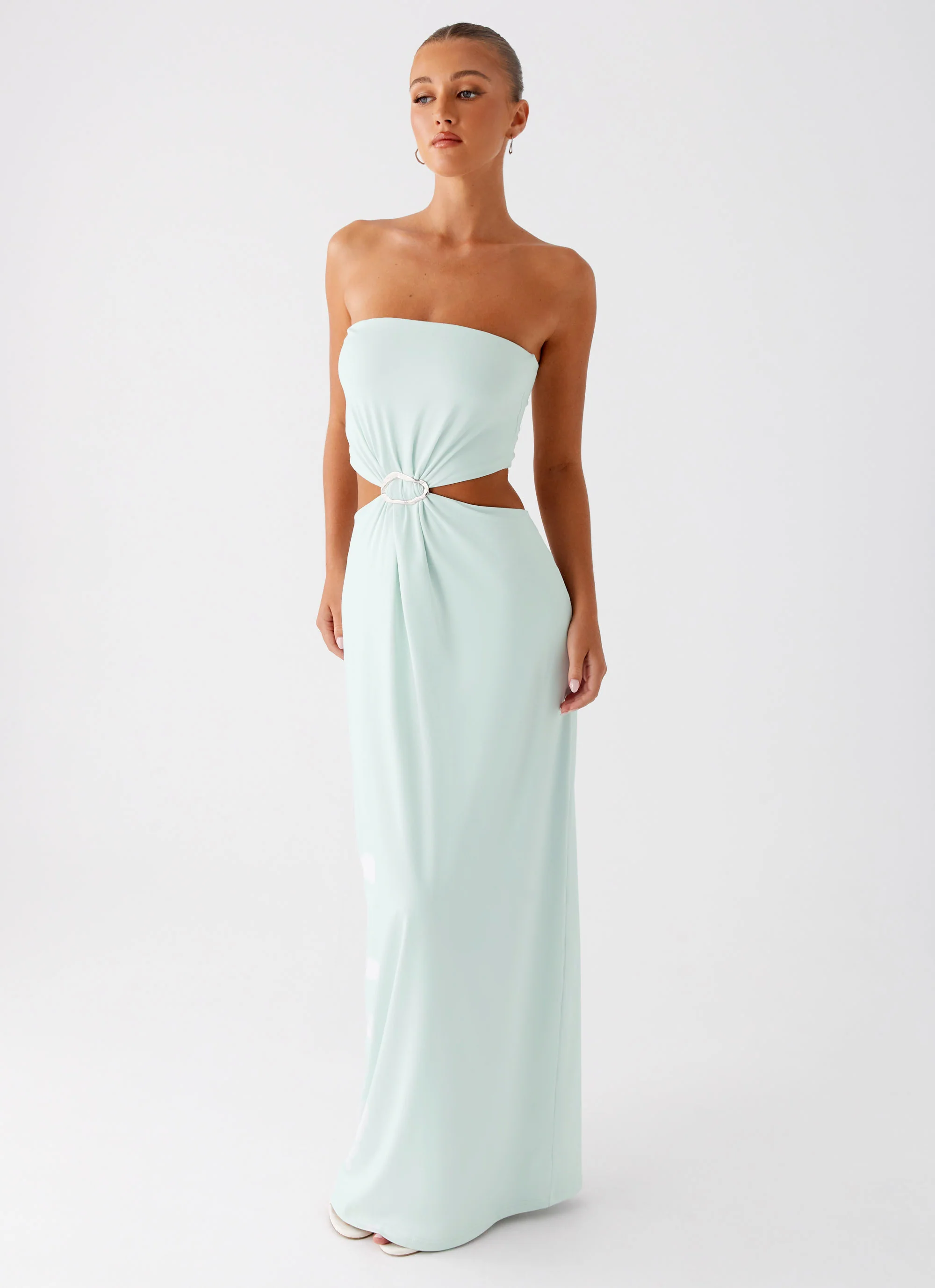 Mayfair Maxi Dress - Mint - Image 5