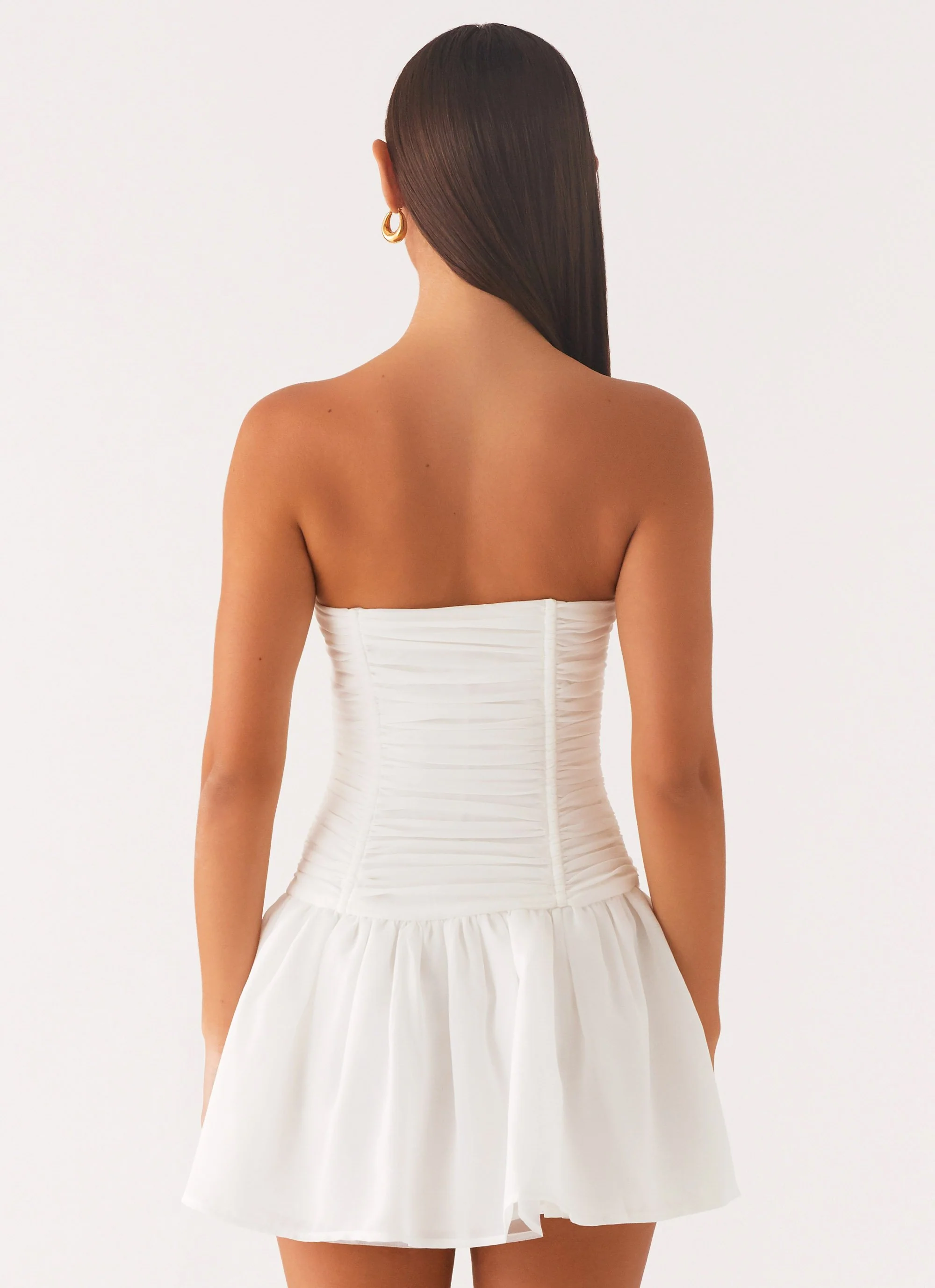 Meadow Dreams Mini Dress - White - Image 4