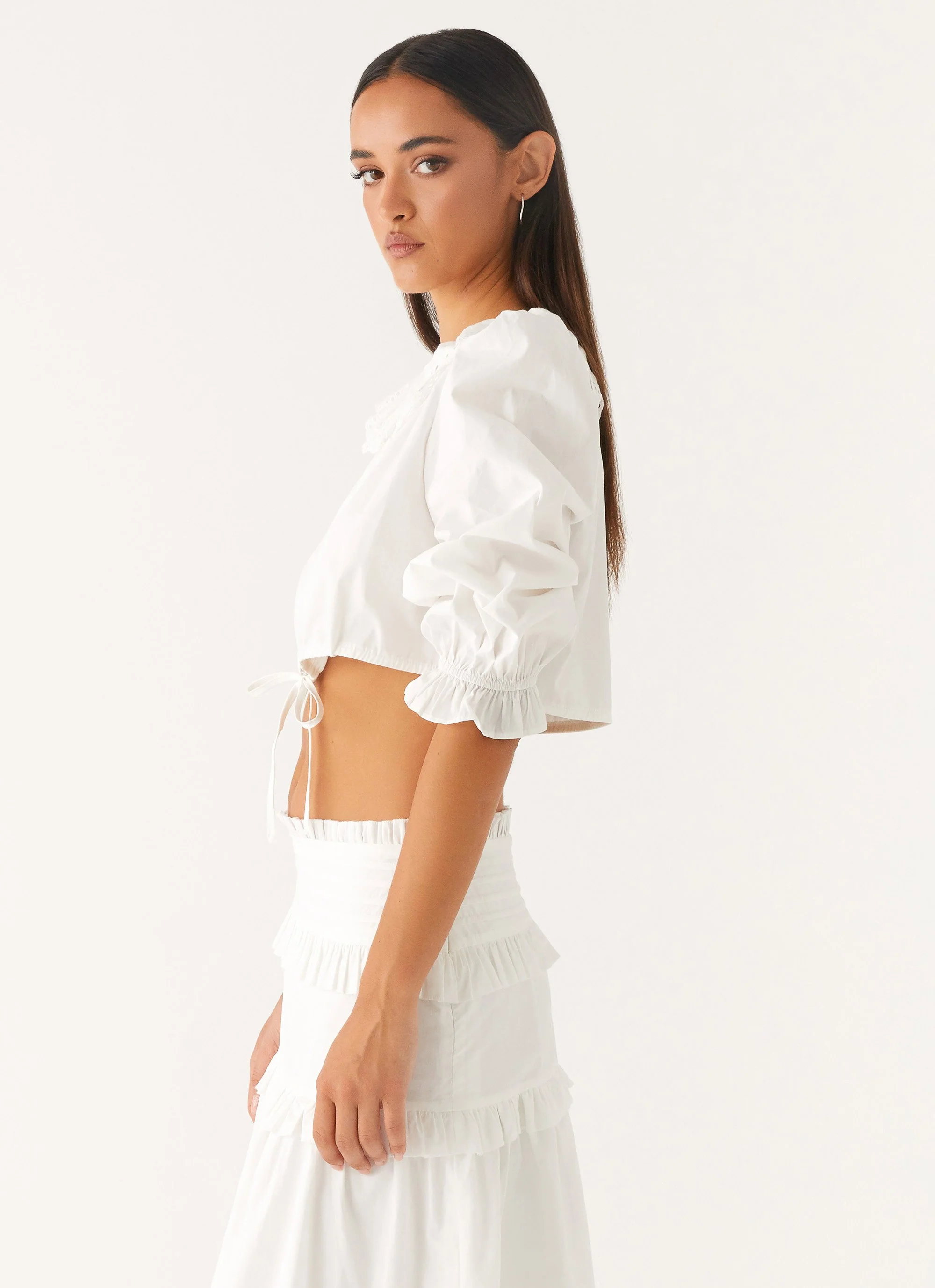Melania Blouse - White - Image 3
