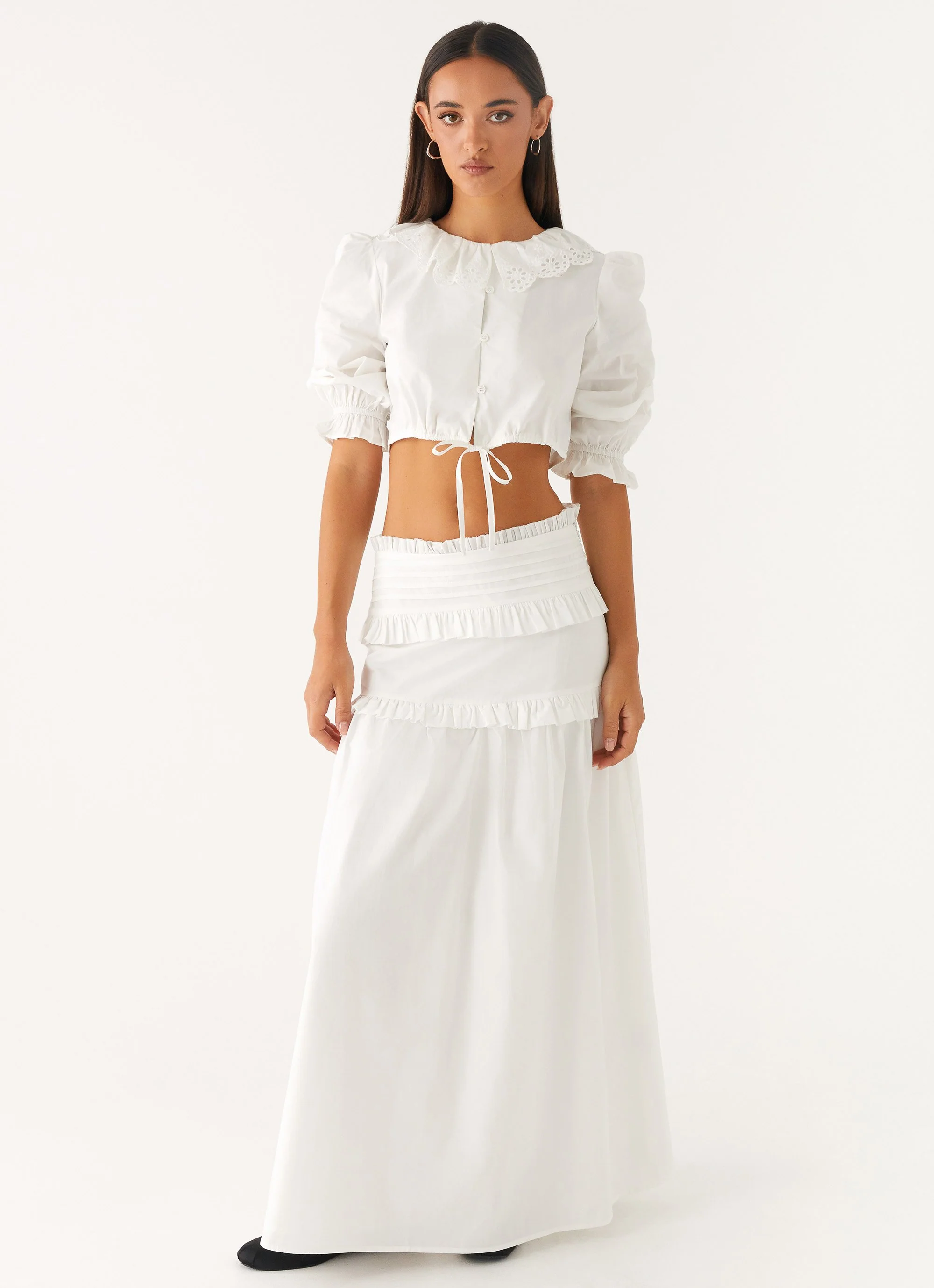 Melania Blouse - White - Image 6