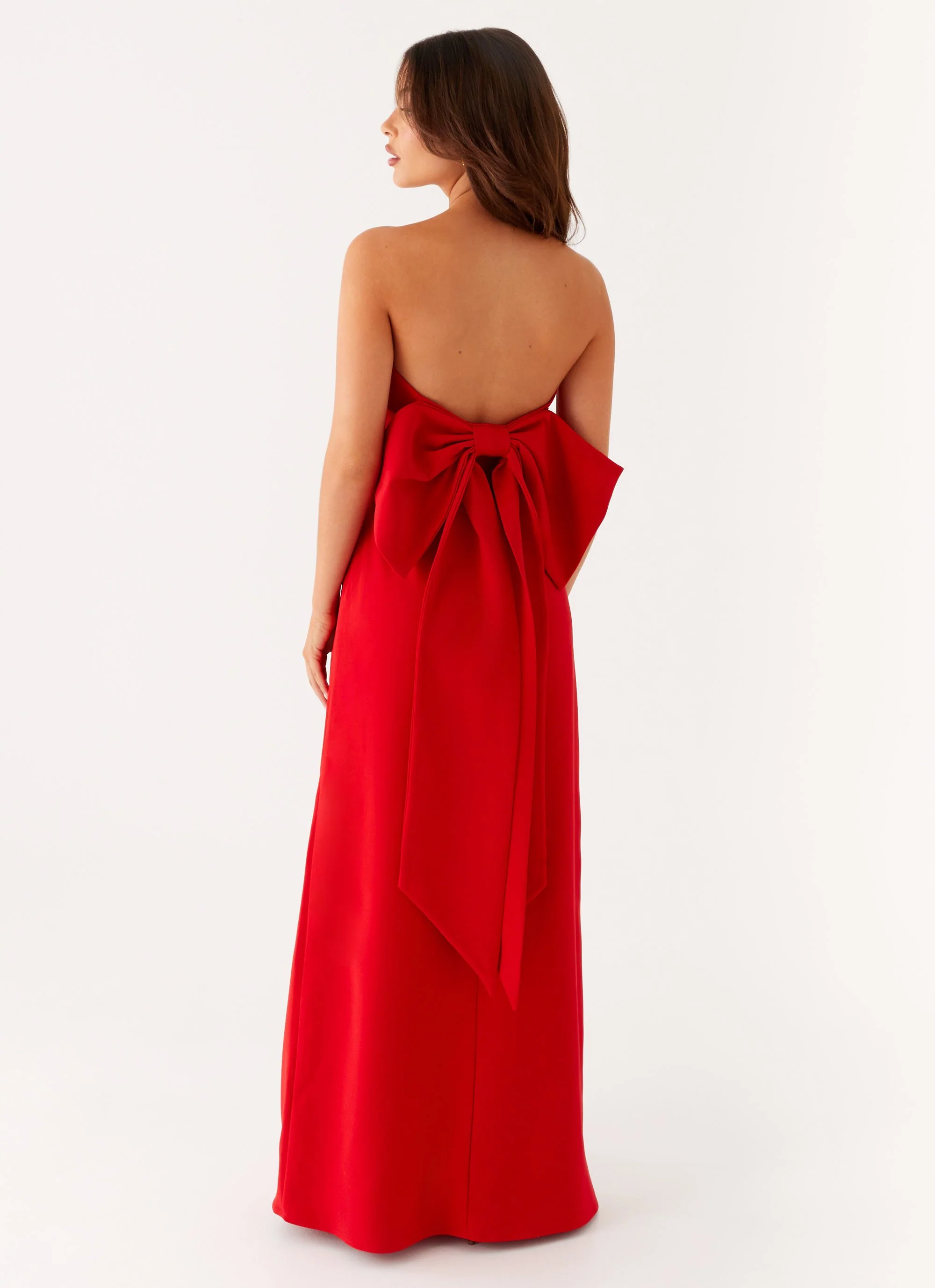 Meredith Maxi Dress - Red - Image 3