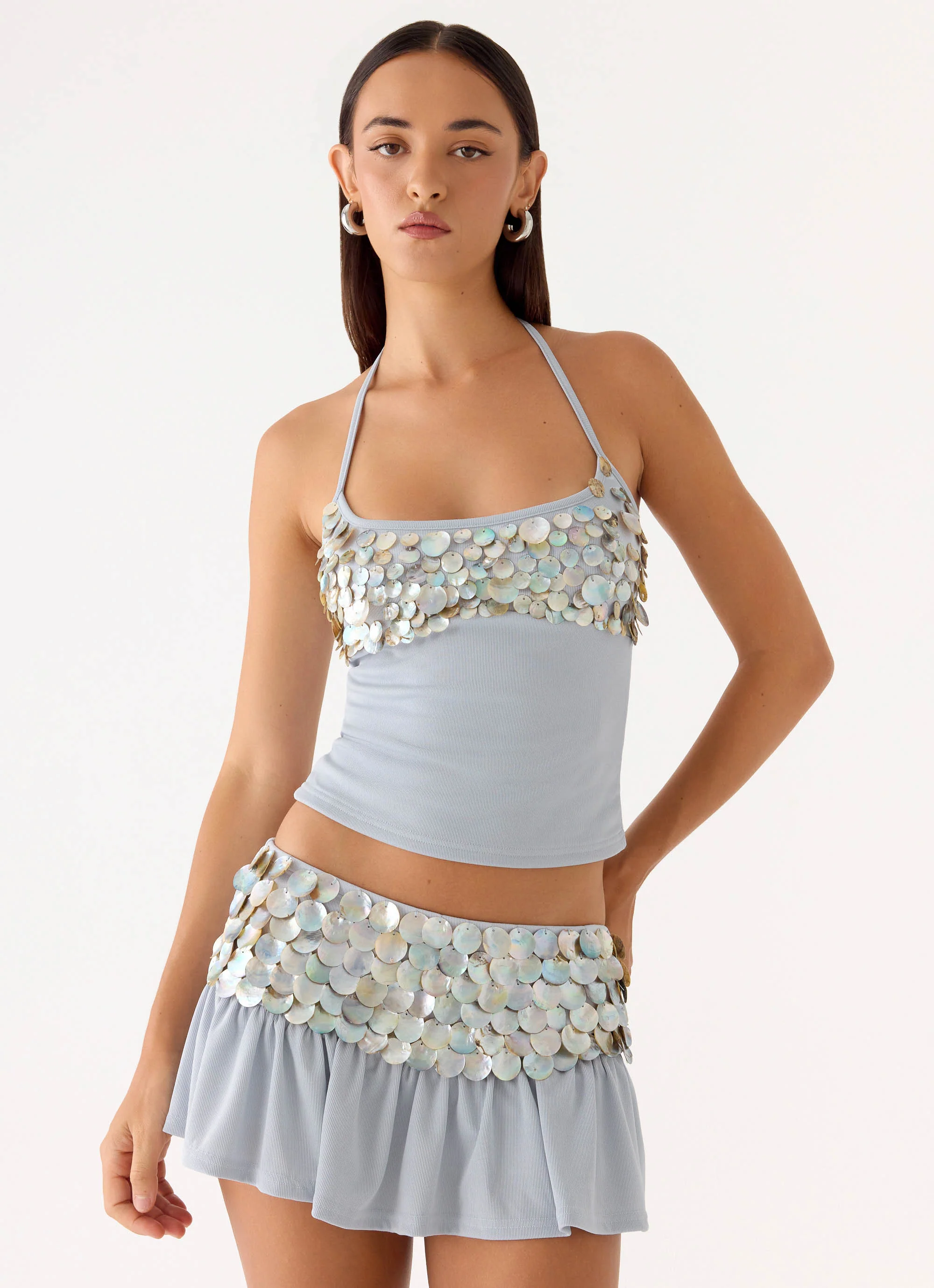Merinda Skort - Misty Blue - Image 6