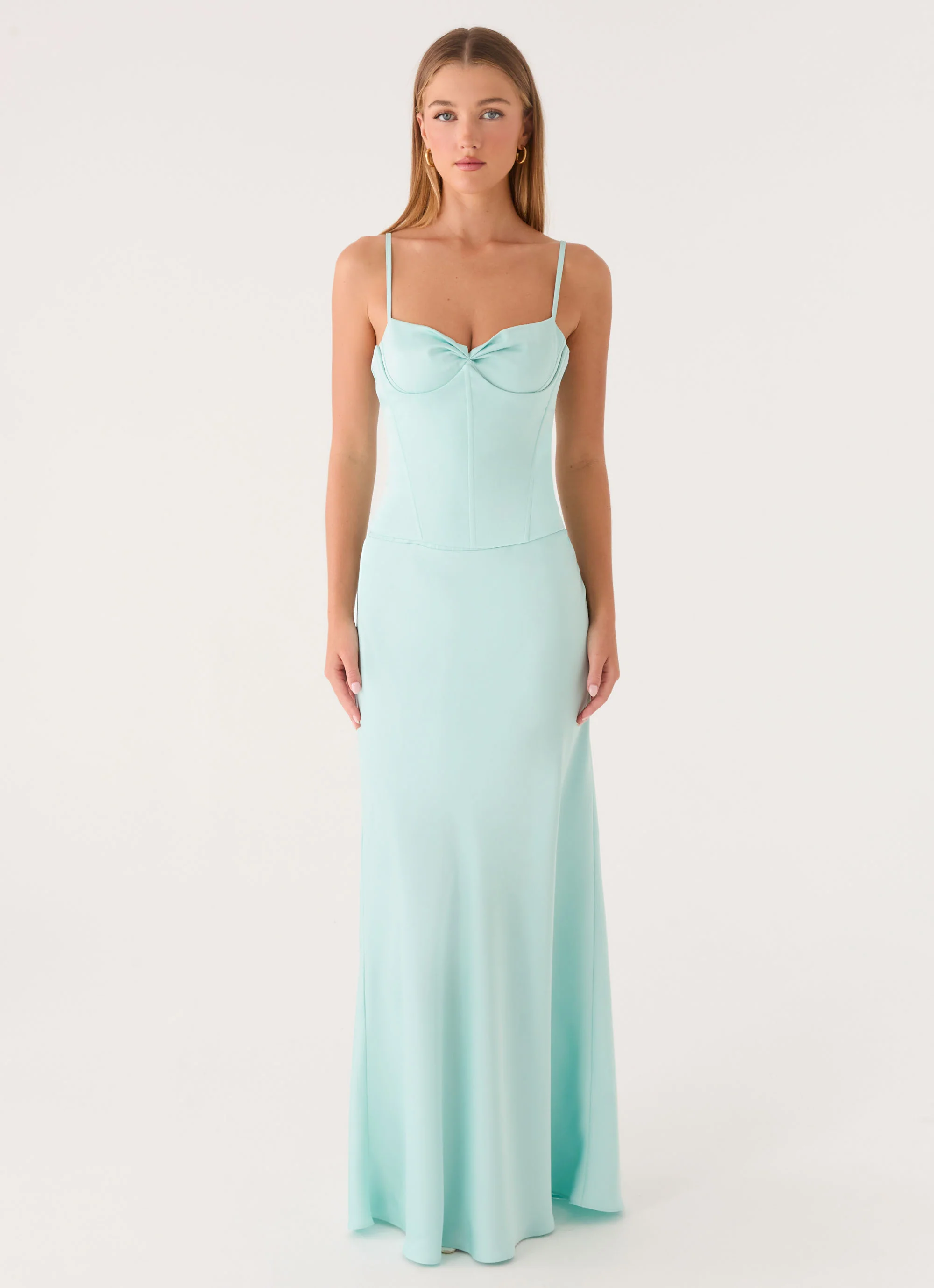 Merritt Maxi Dress - Aqua - Image 6