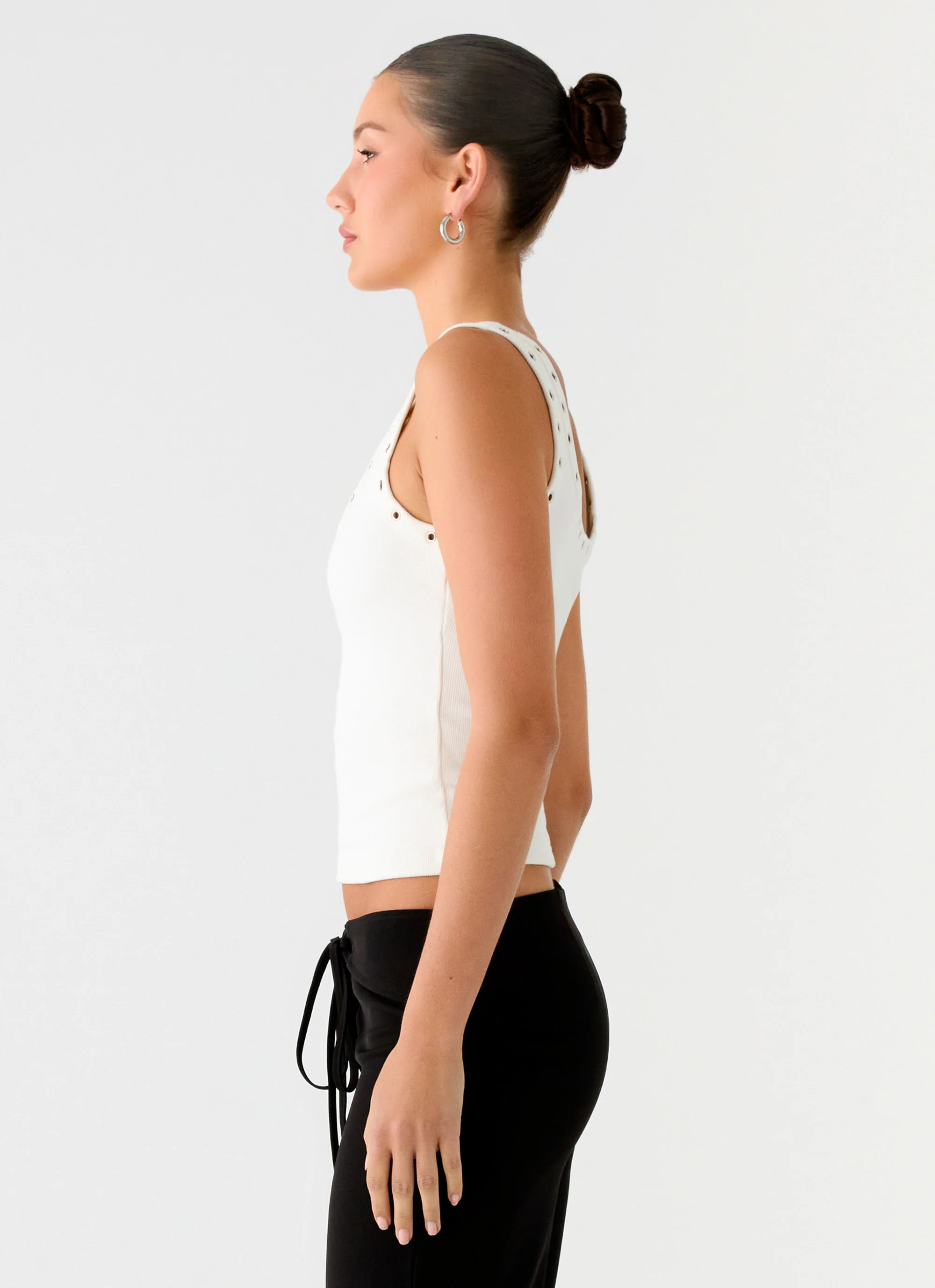 Miliani Eyelet Top - White - Image 3