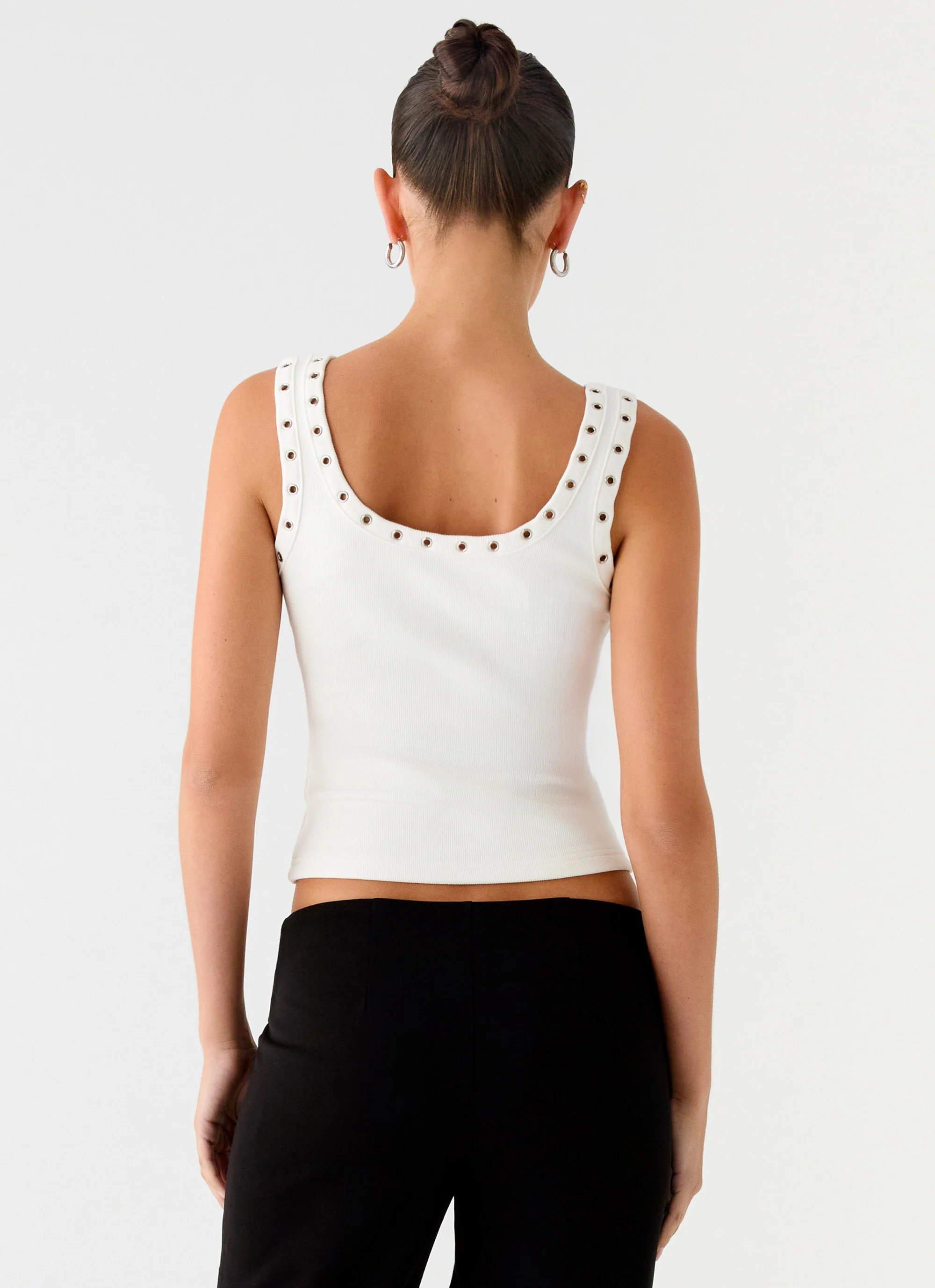 Miliani Eyelet Top - White - Image 4