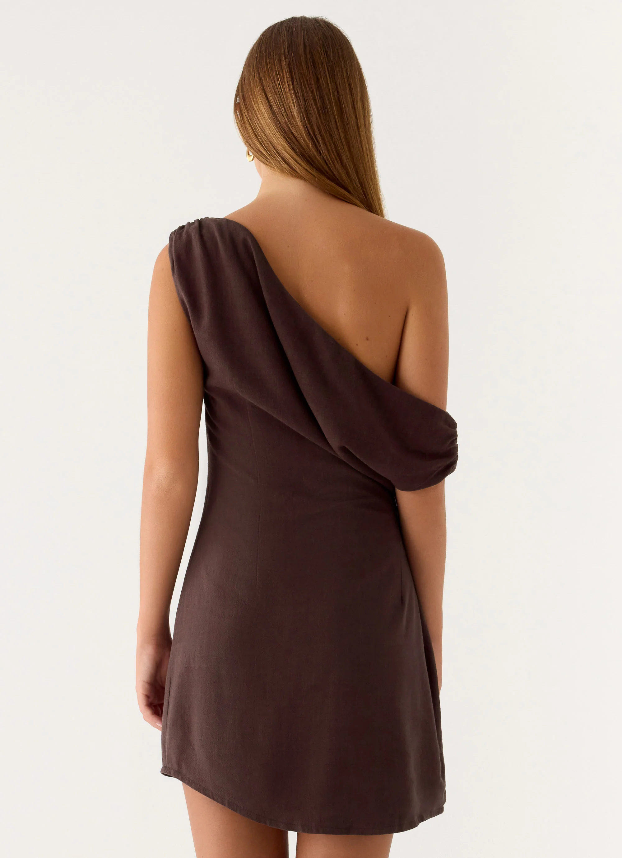 Mischa Mini Dress - Chocolate Drizzle - Image 3