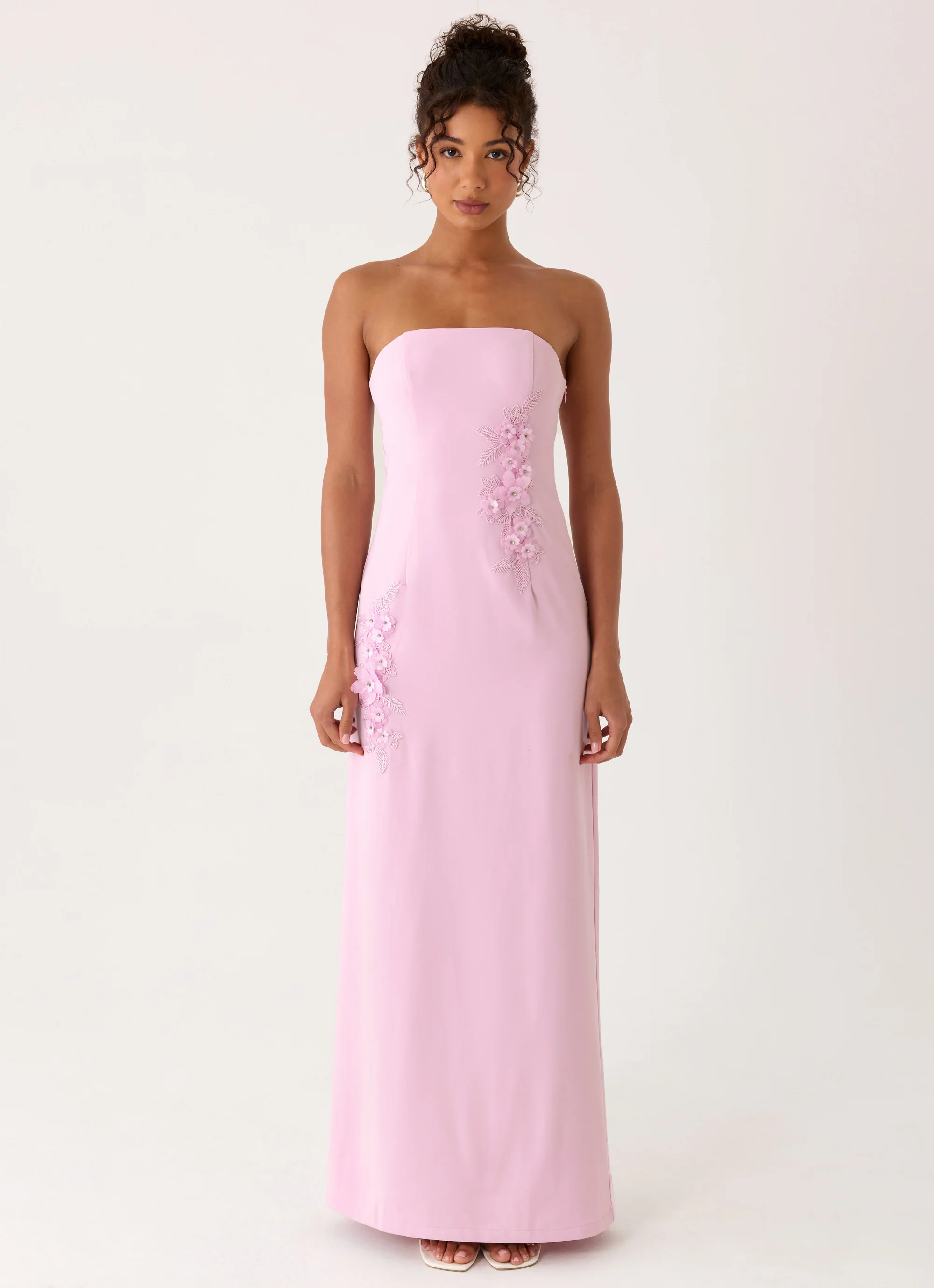 Monelise Strapless Maxi Dress - Pink - Image 2