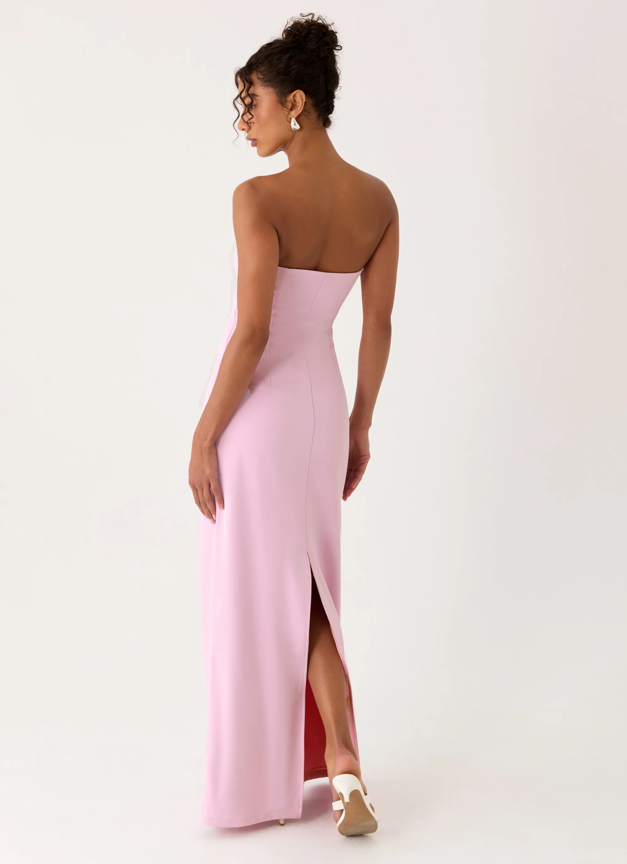 Monelise Strapless Maxi Dress - Pink - Image 4