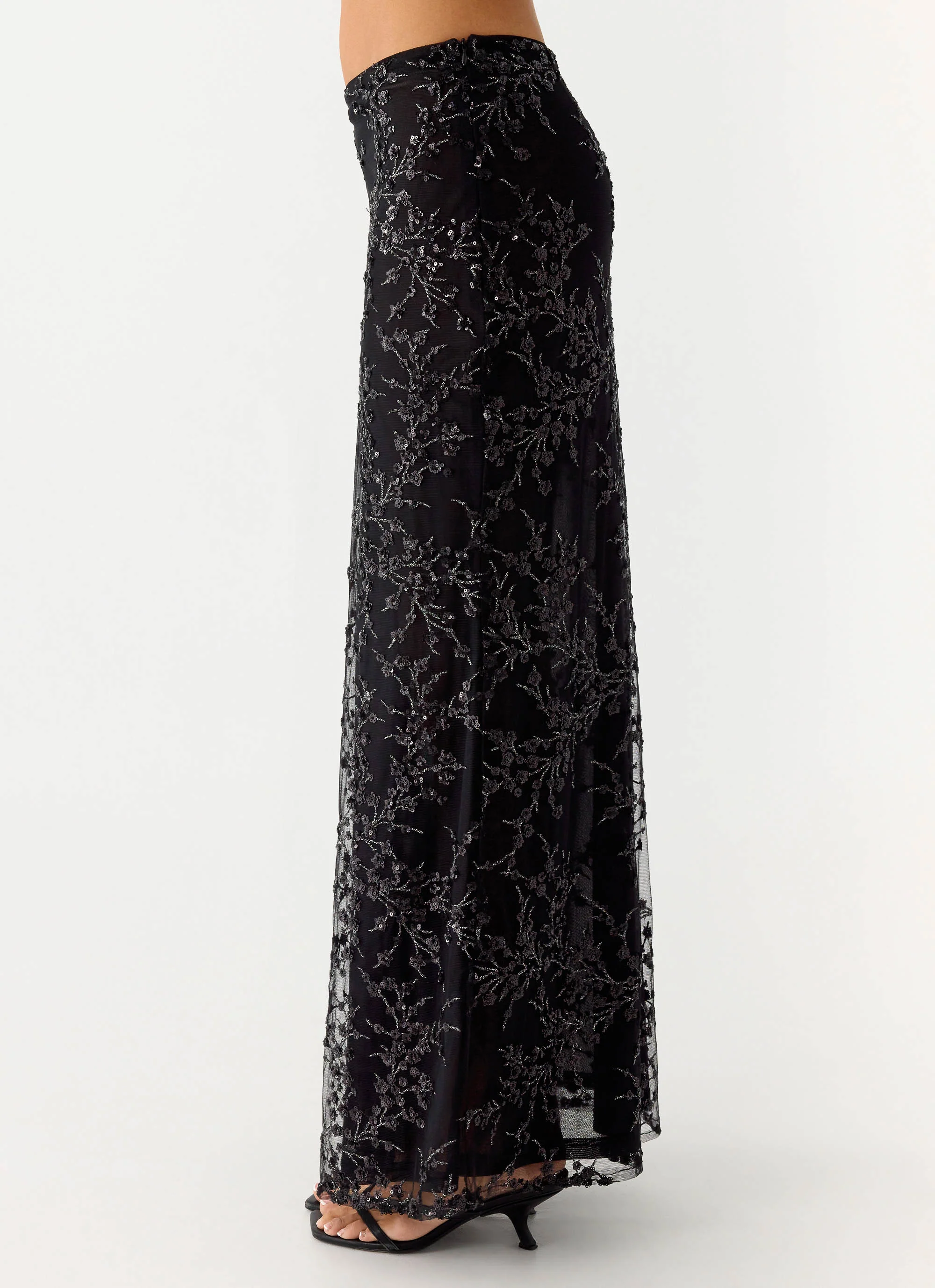 Moodlight Maxi Skirt - Black - Image 2
