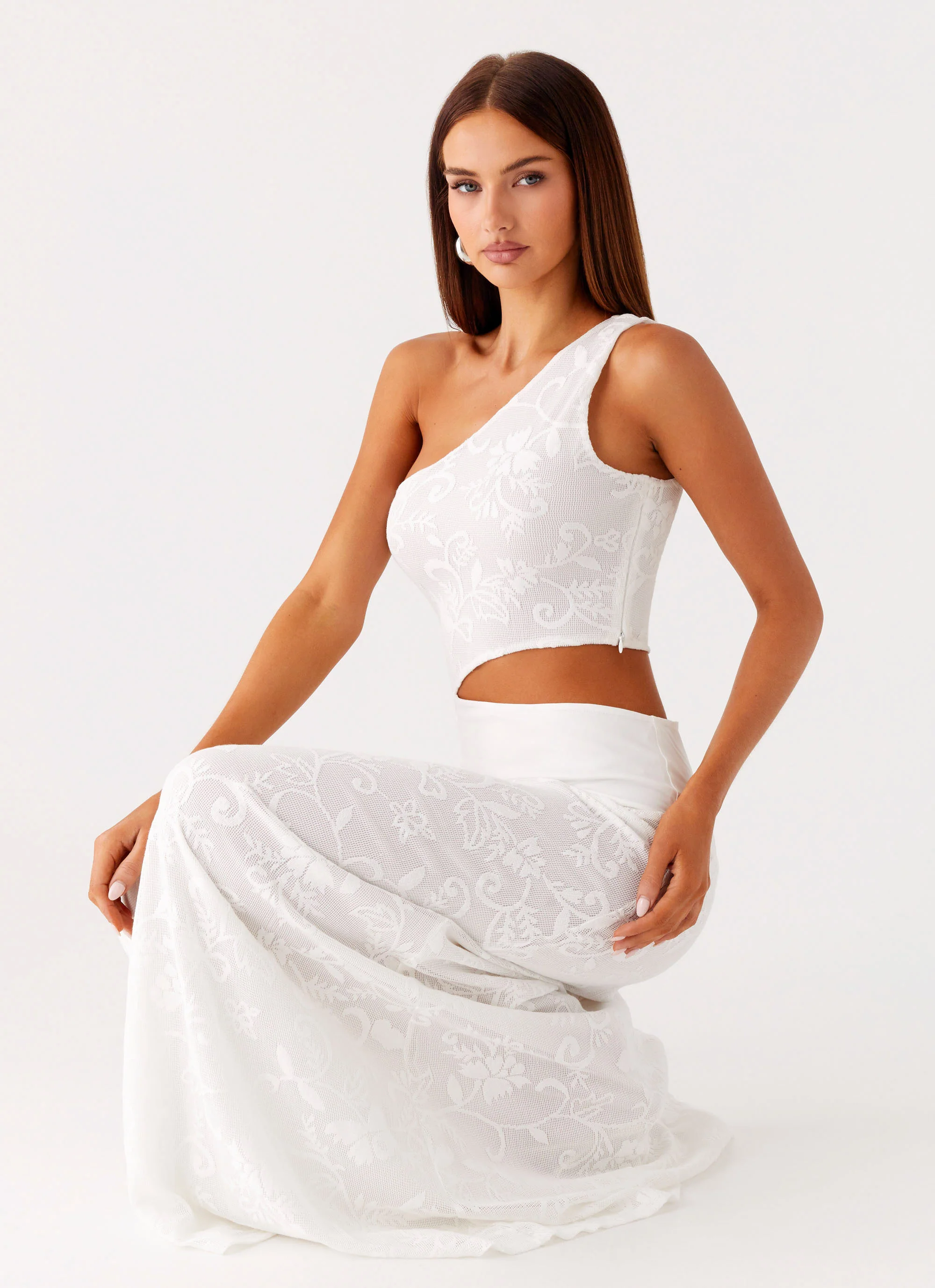More Than Maybe Maxi Dress - White - Image 8