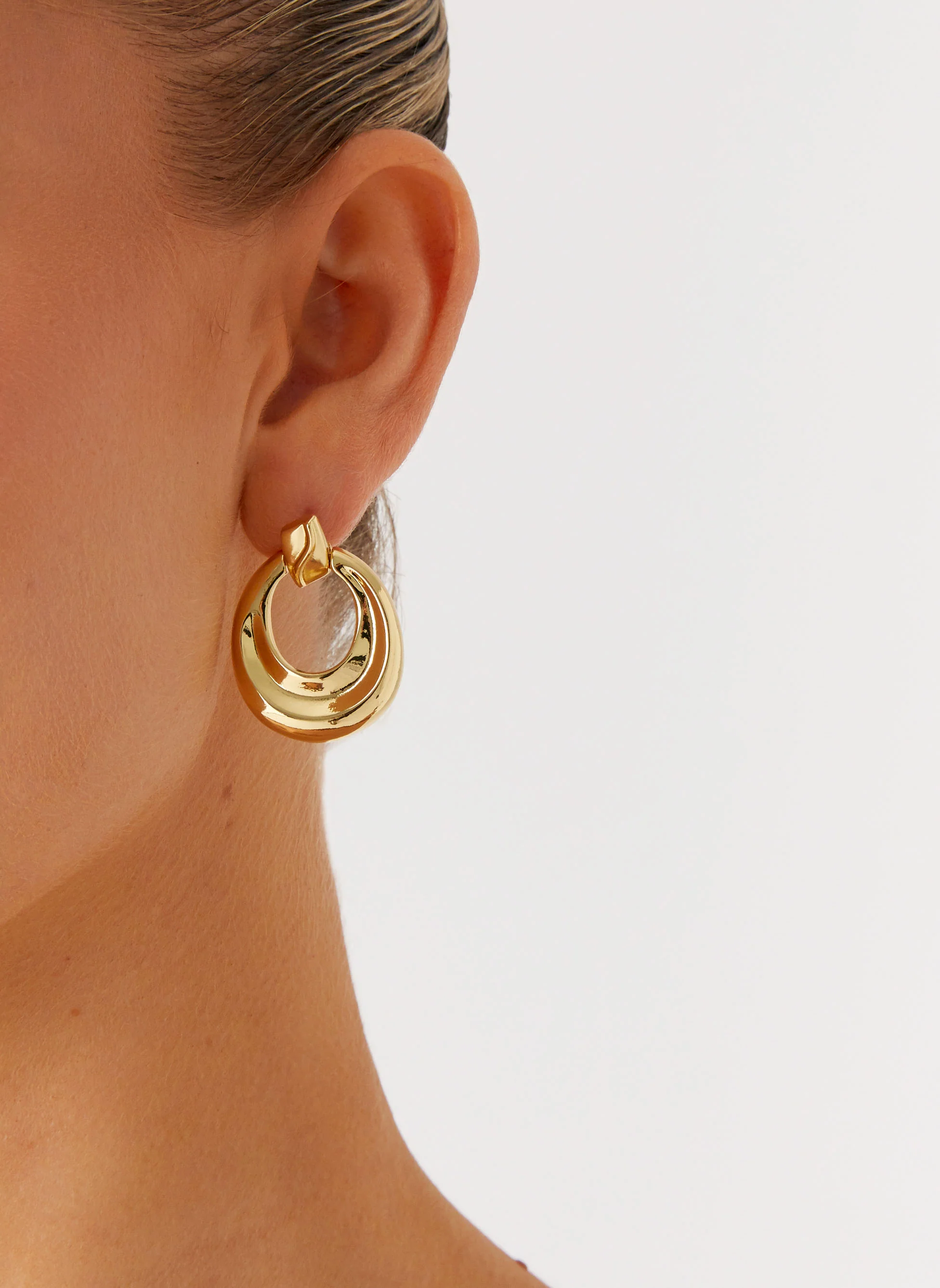 Movement Earrings - Gold - Image 2