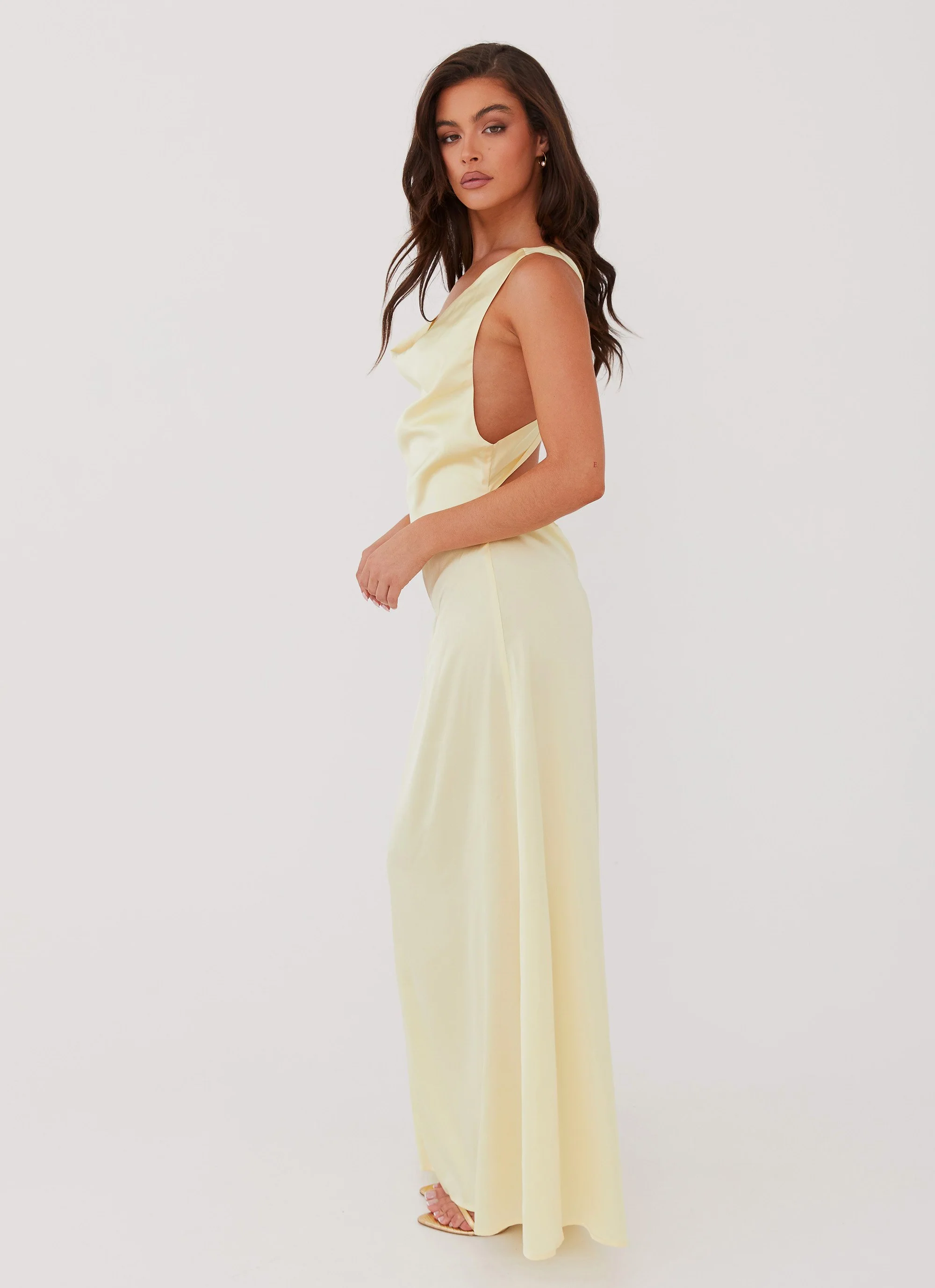 Musa Maxi Dress - Lemon - Image 4
