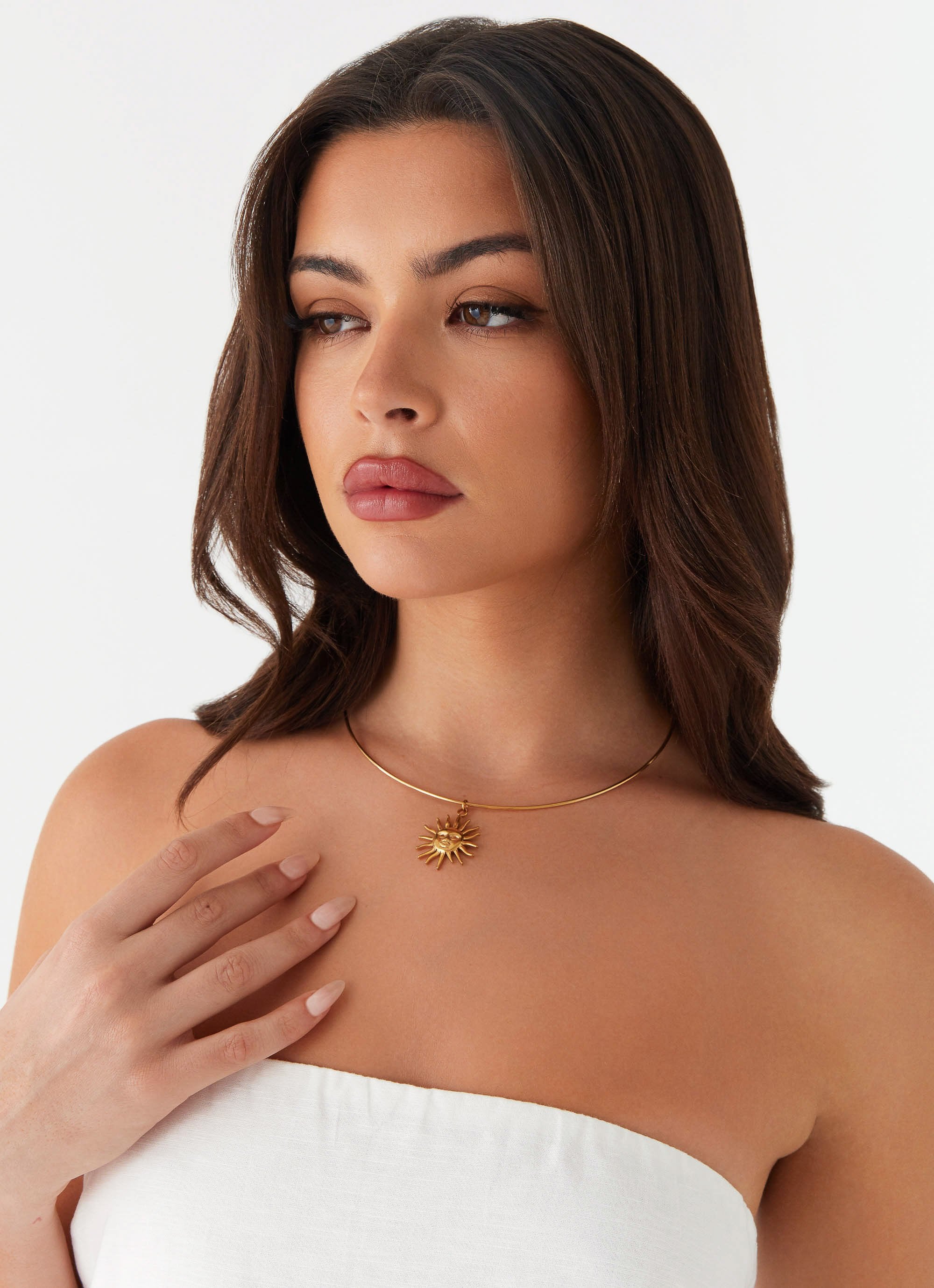 Nahla Necklace - Gold - Image 4