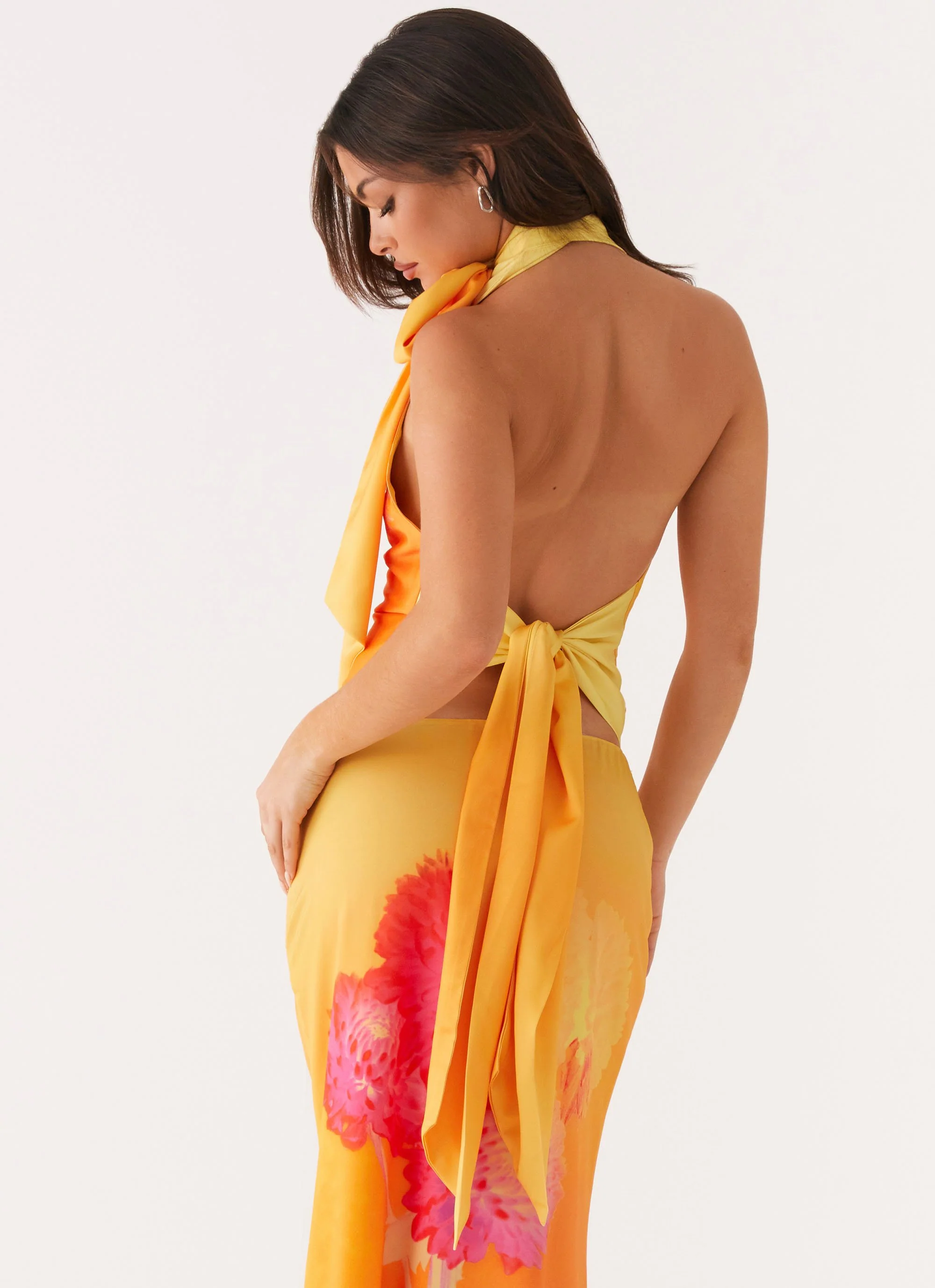Nala Top - Orange Floral - Image 4