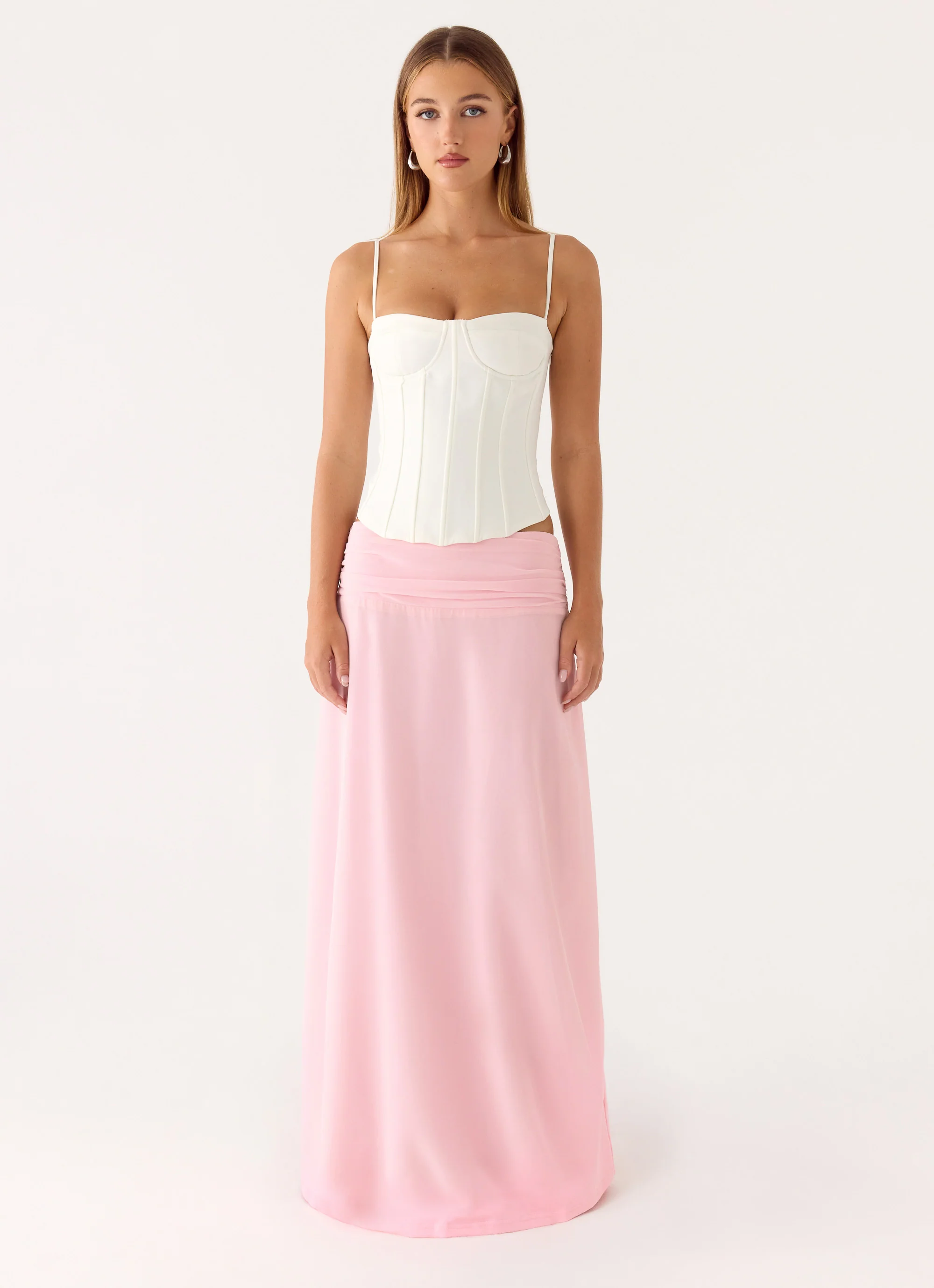 Natalya Maxi Skirt - Pink - Image 4