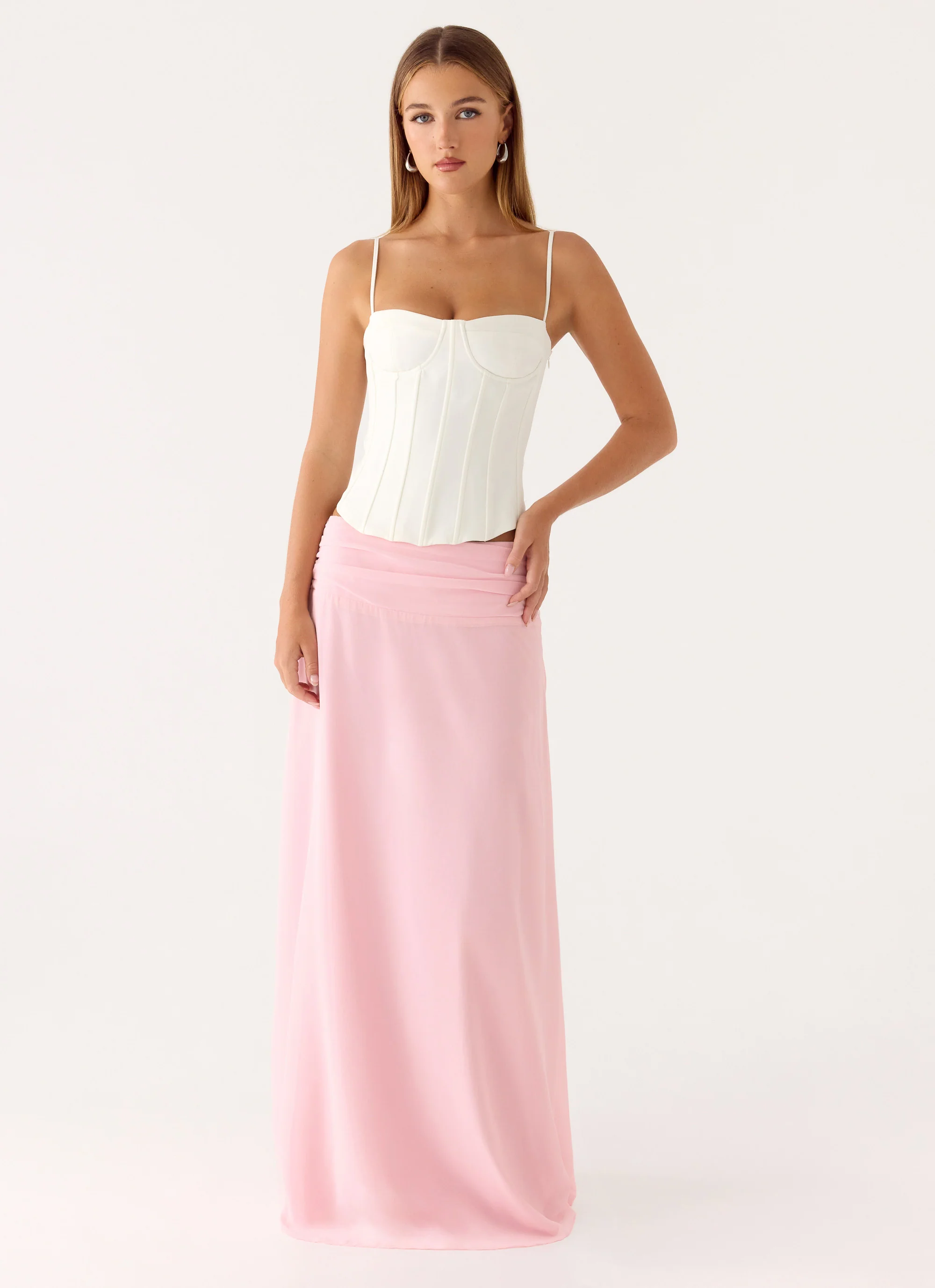 Natalya Maxi Skirt - Pink - Image 5