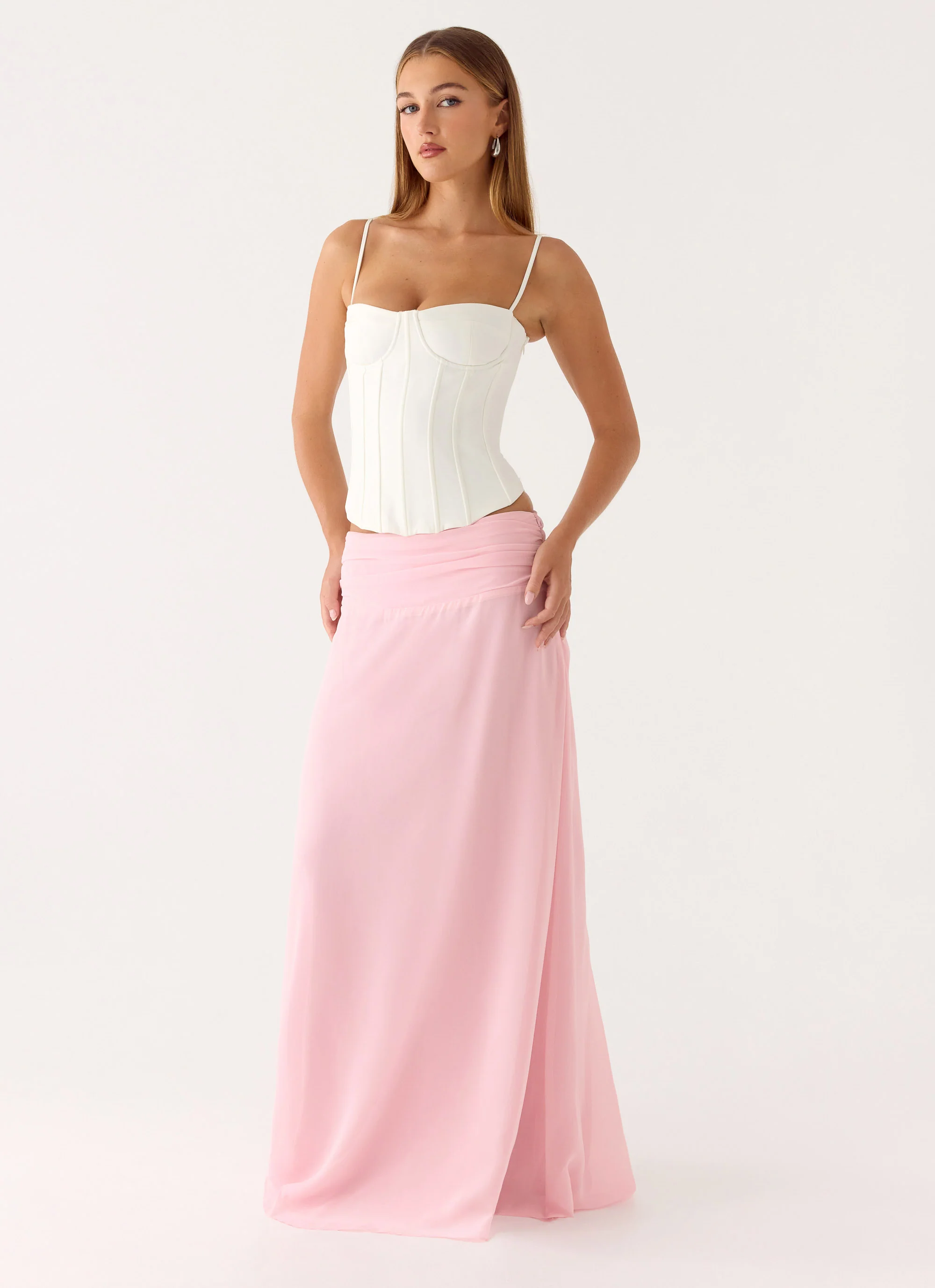 Natalya Maxi Skirt - Pink - Image 6