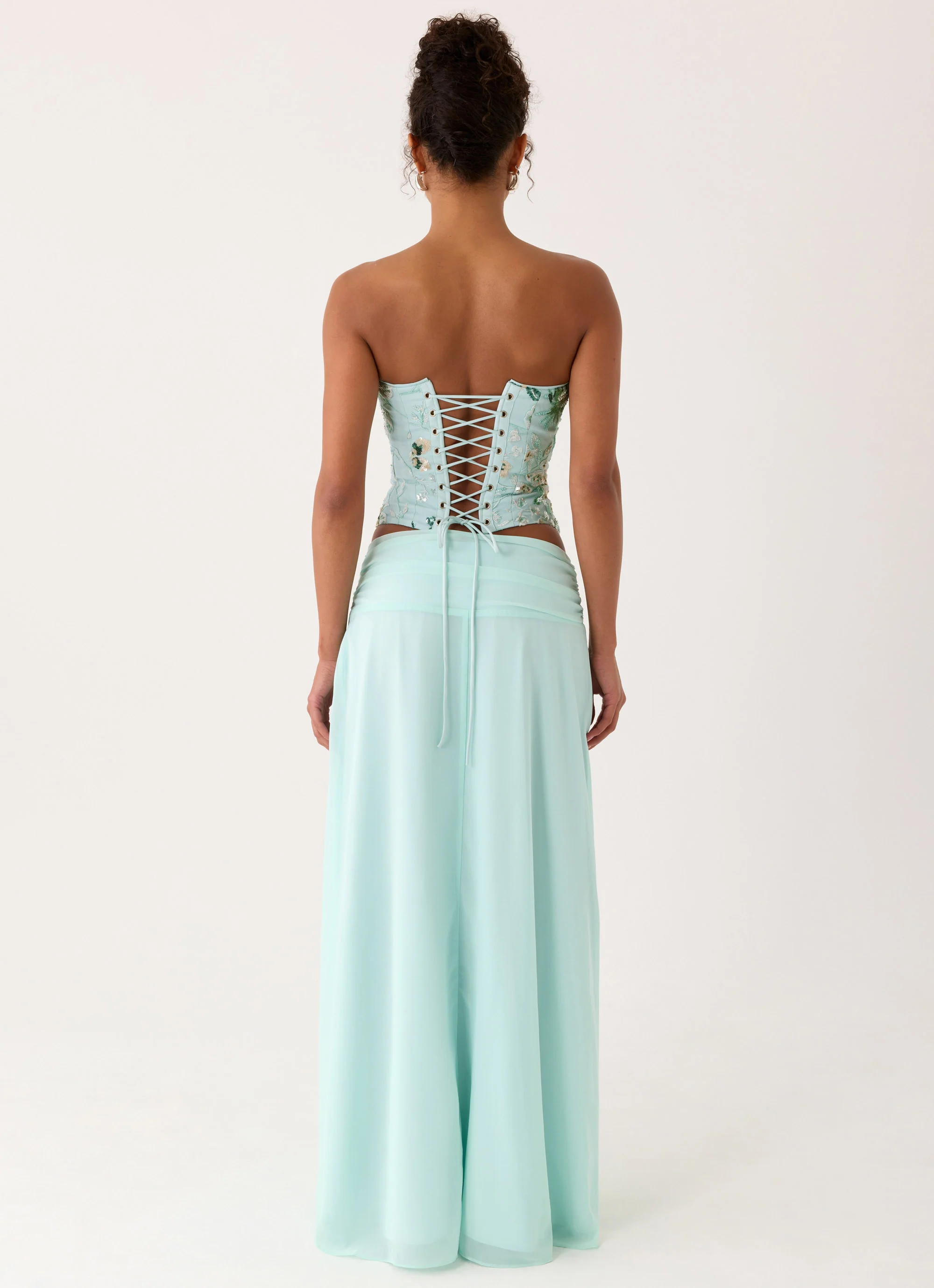 Natalya Maxi Skirt - Pistachio - Image 4