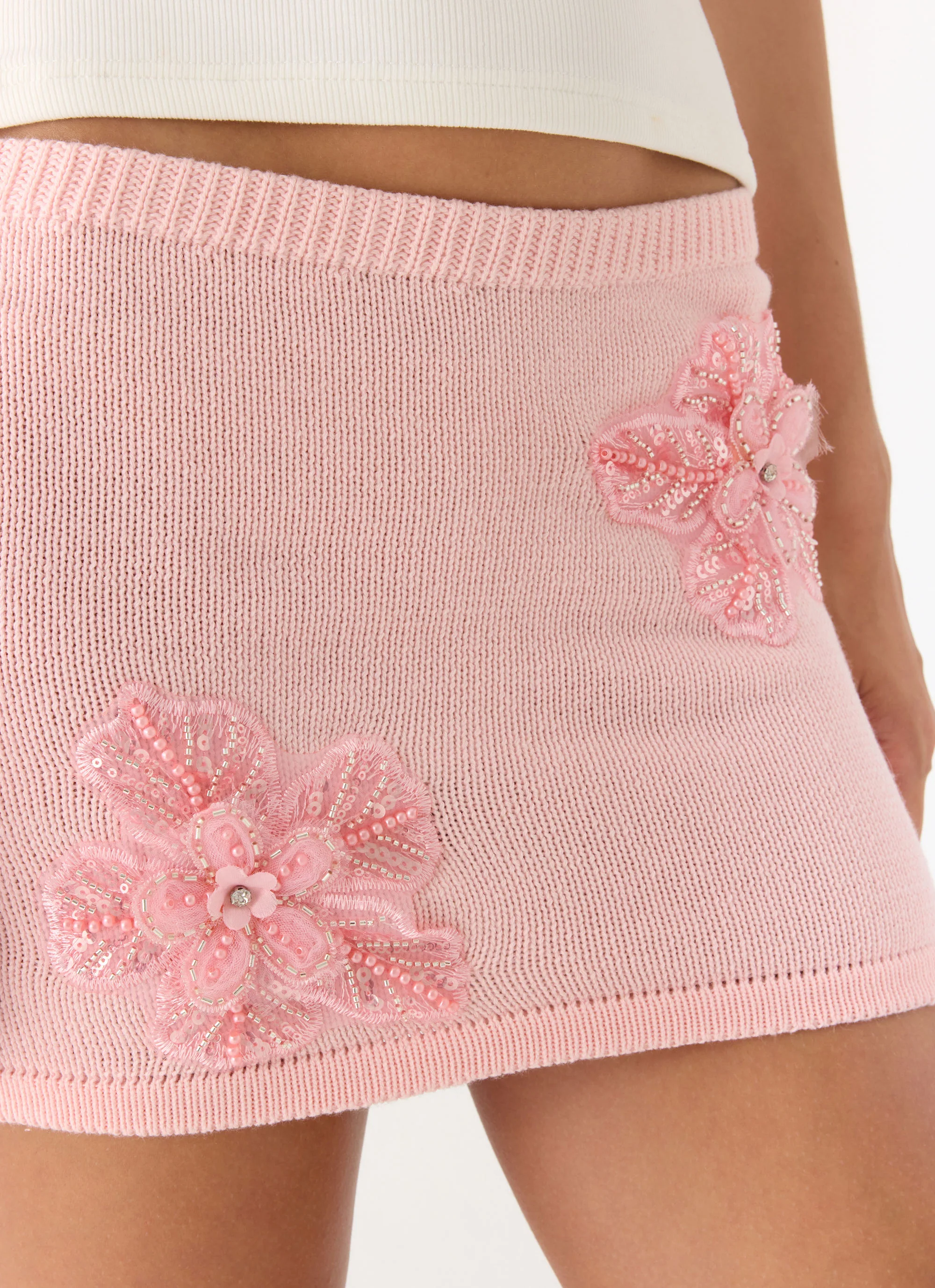 Neverland Mini Skirt - Baby Pink - Image 5
