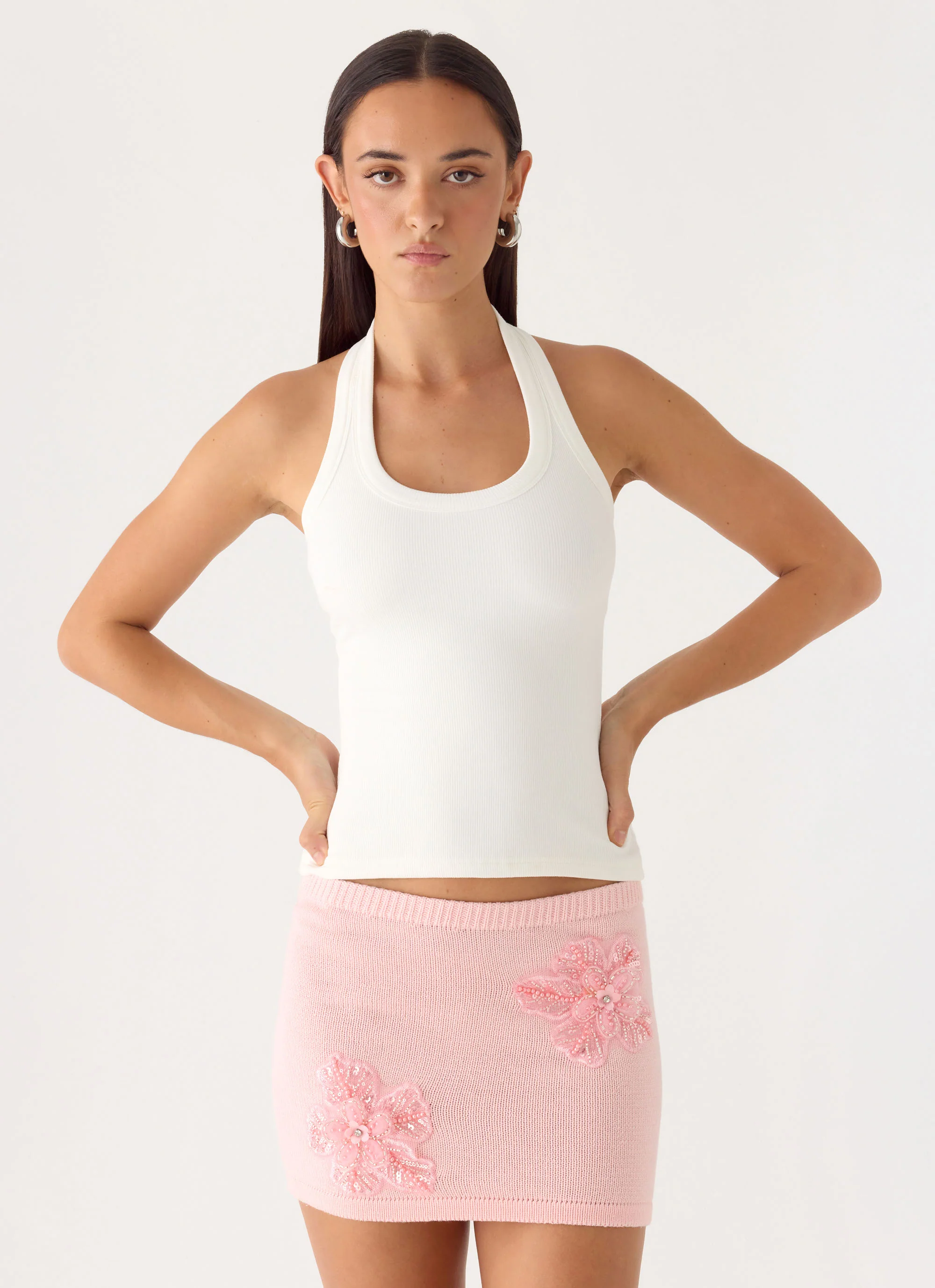 Neverland Mini Skirt - Baby Pink - Image 6