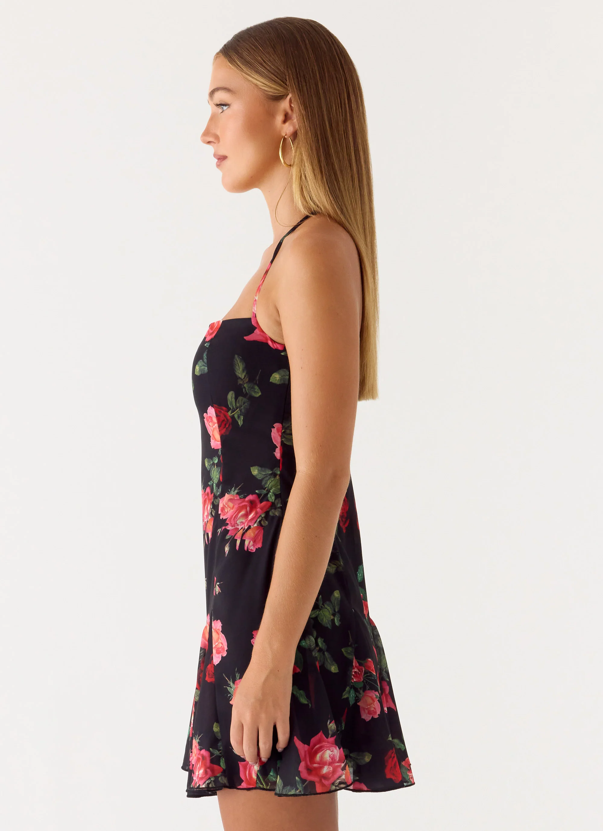 Nikyta Micro Mini Dress - Midnight Bloom - Image 2