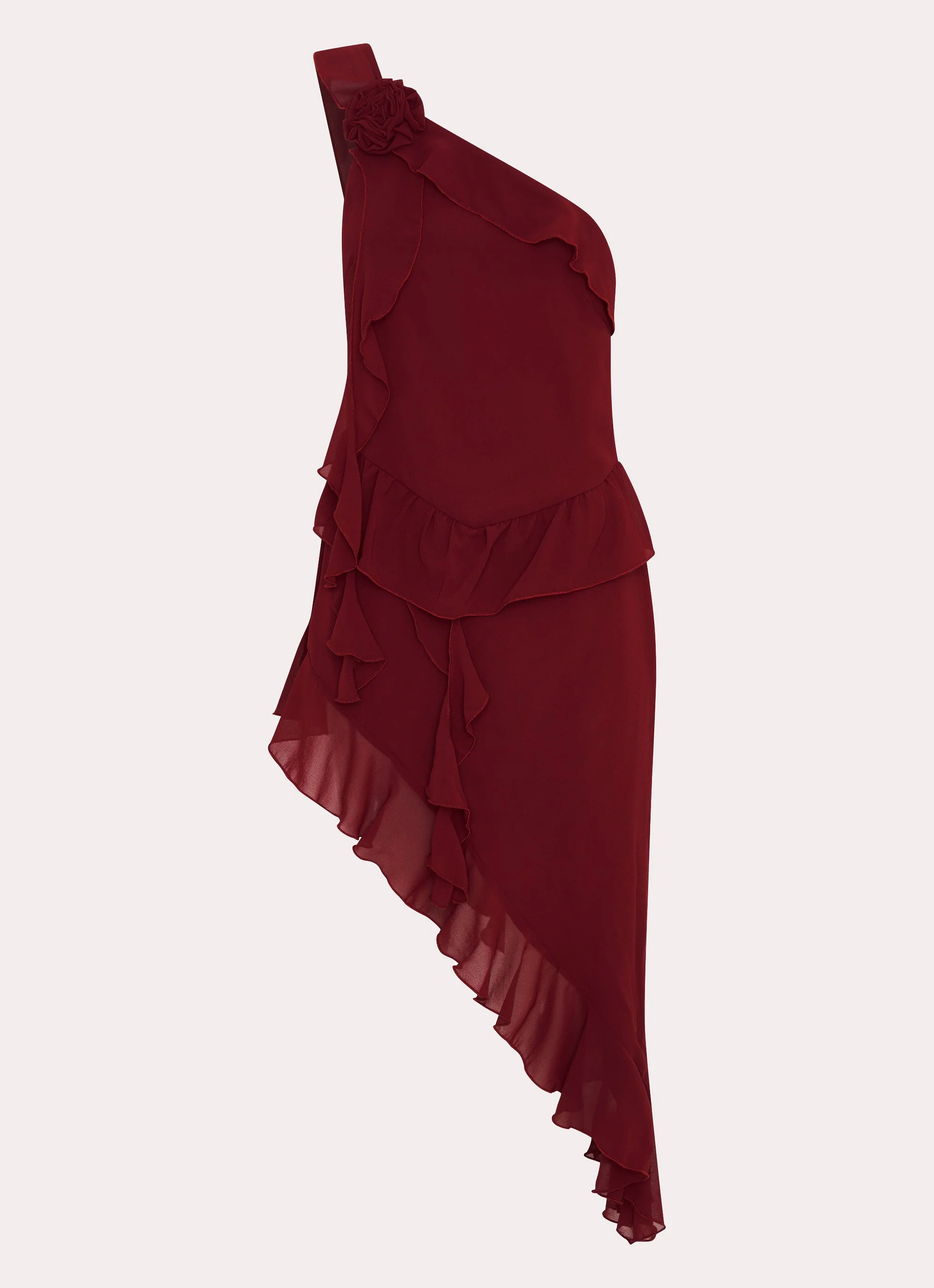 No Secret Mini Dress - Deep Red - Image 6