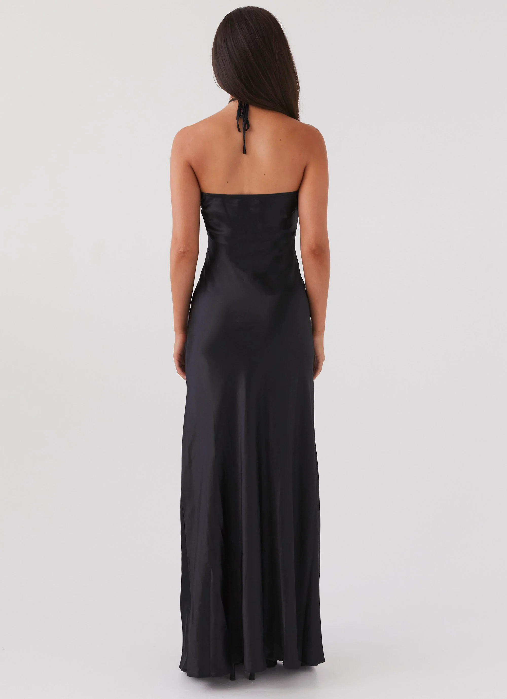Noir Symphony Maxi Dress - Black - Image 4