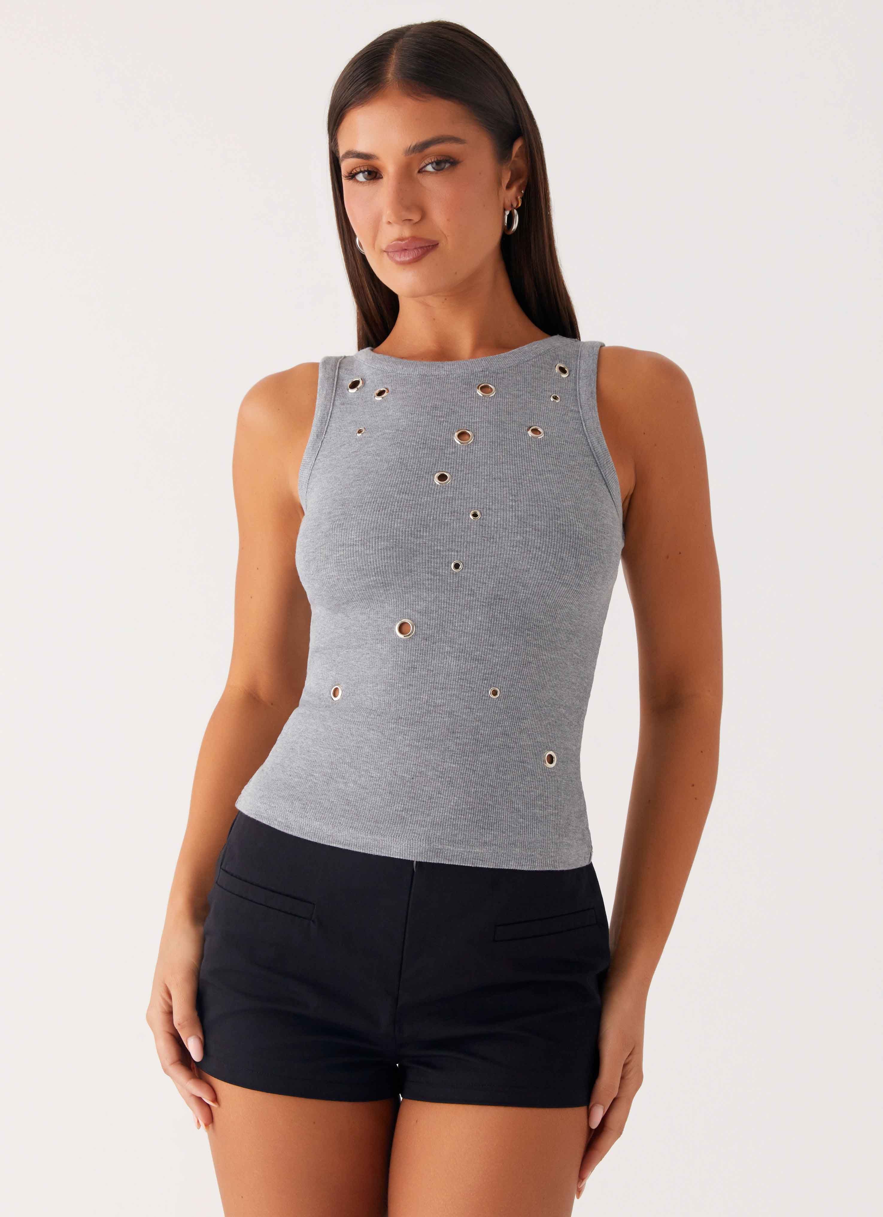 Oblivion Tank Top - Grey - Image 5