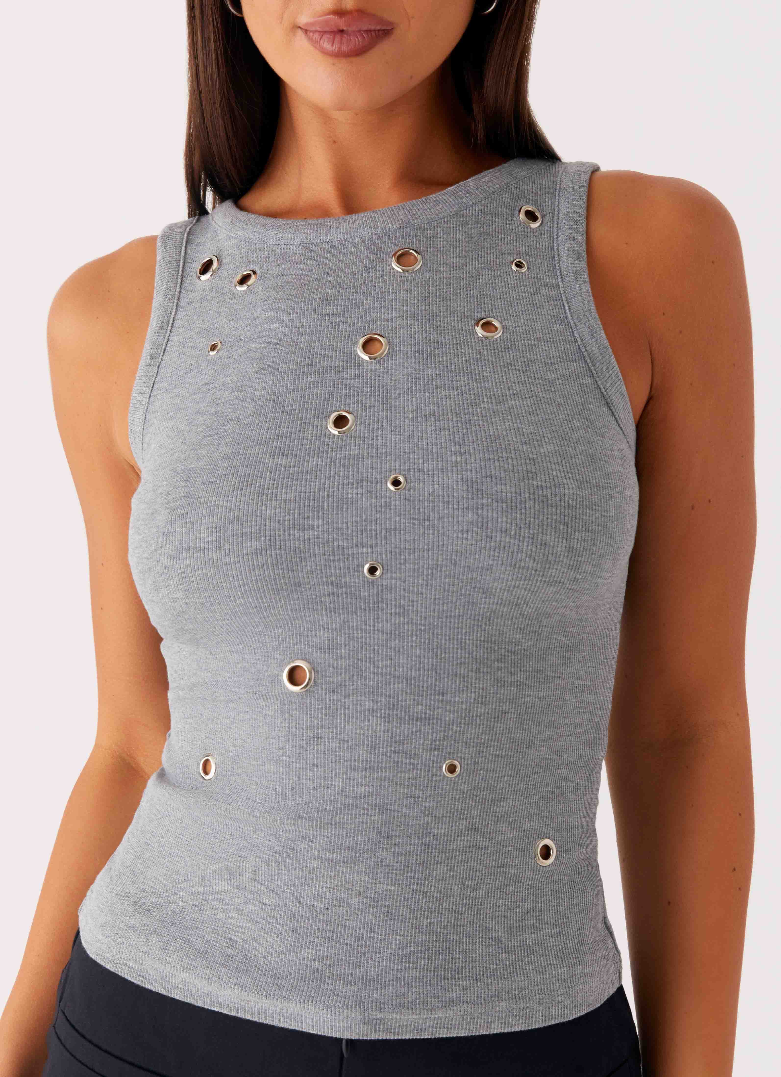 Oblivion Tank Top - Grey - Image 6