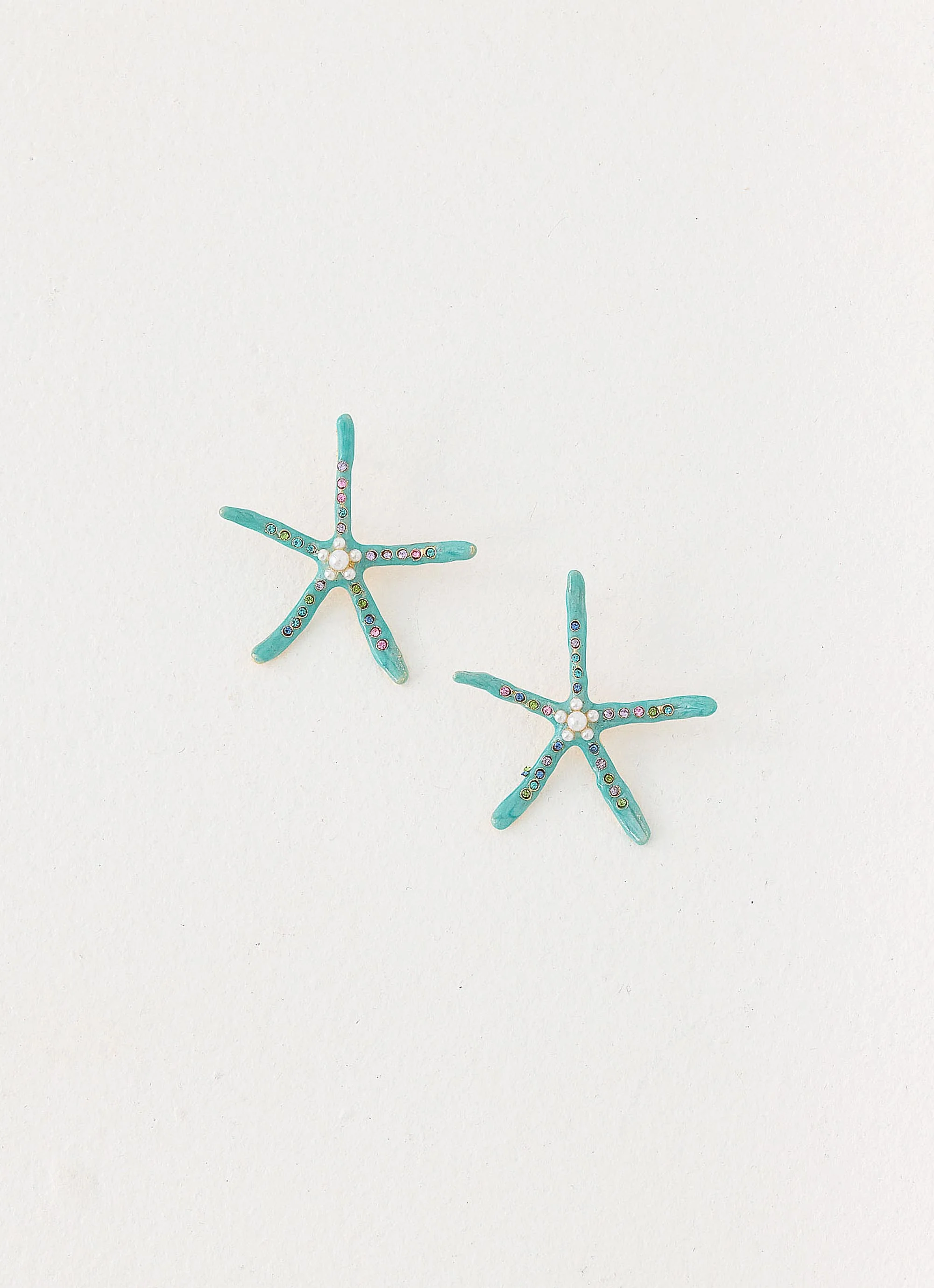 Ocean Glint Earrings - Blue