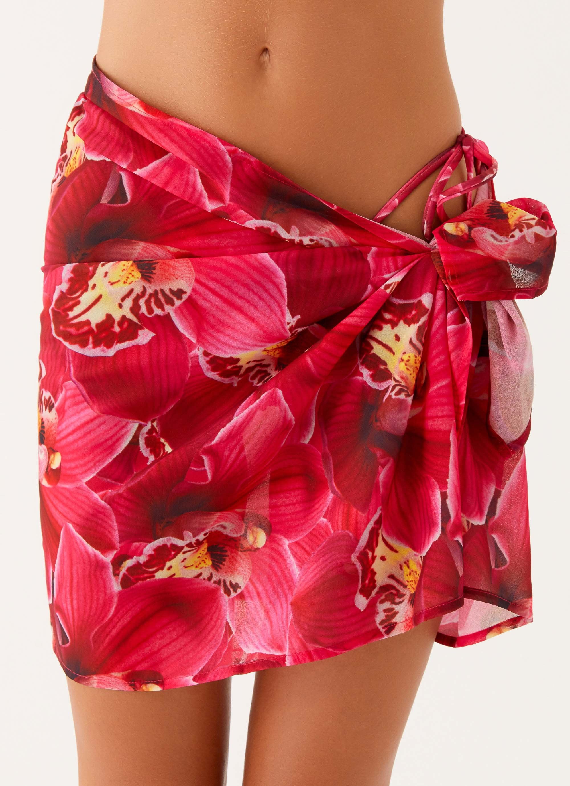 Ocean Is Calling Mini Sarong - Orchid Pink - Image 5