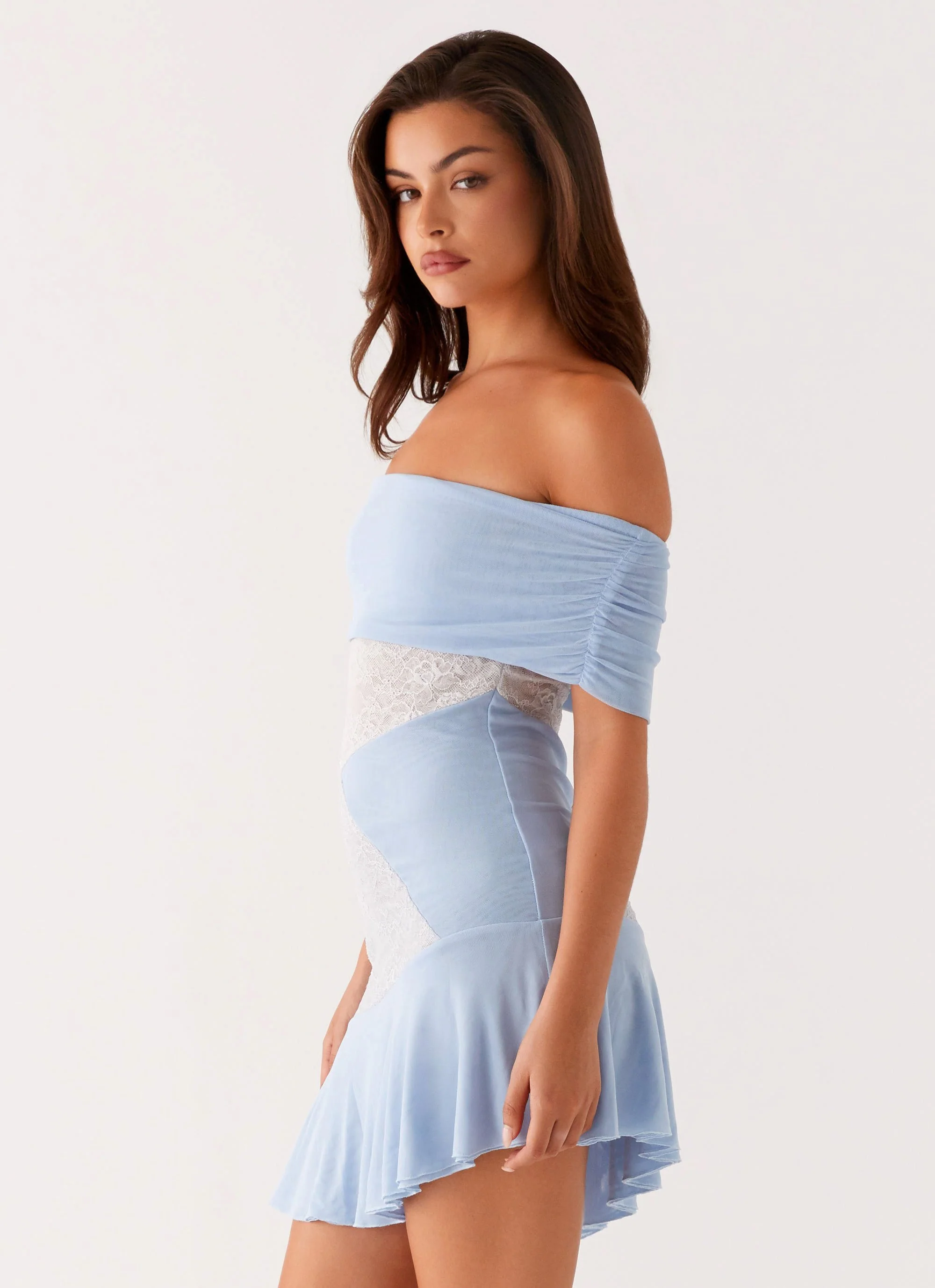 Ocean Road Mini Dress - Blue - Image 3